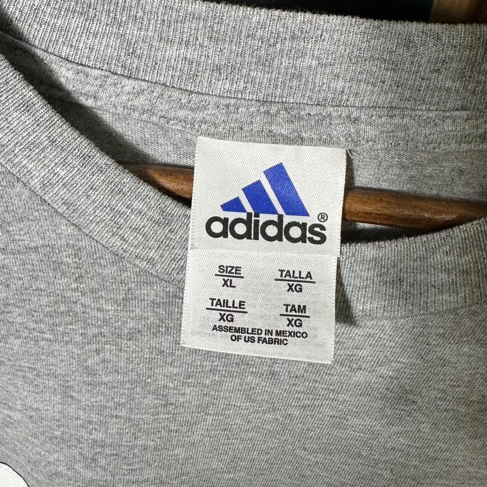Adidas Vintage Y2K Adidas Equipment Soccer Team Tee Box Logo Shirt Size US XL / EU 56 / 4 - 3 Thumbnail