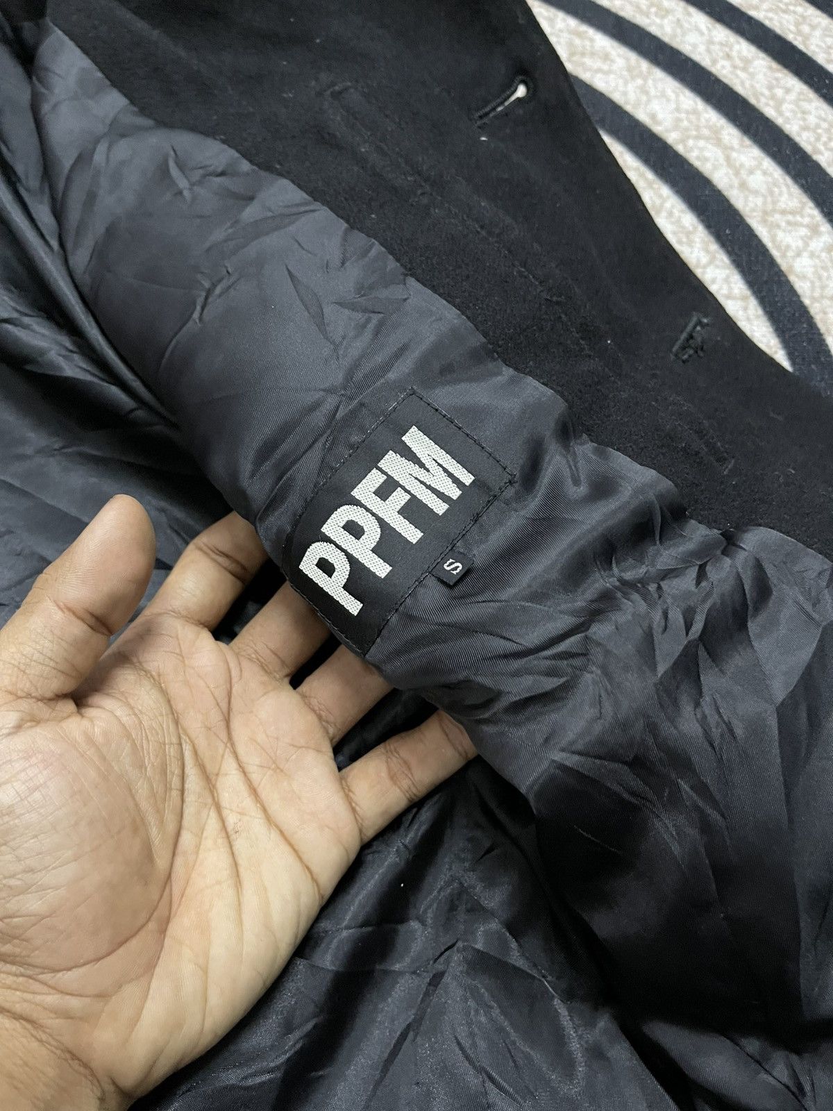 PPFM 2000s PPFM WOOL BUTTON UP JACKET RARE DESIGN Size US S / EU 44-46 / 1 - 11 Thumbnail