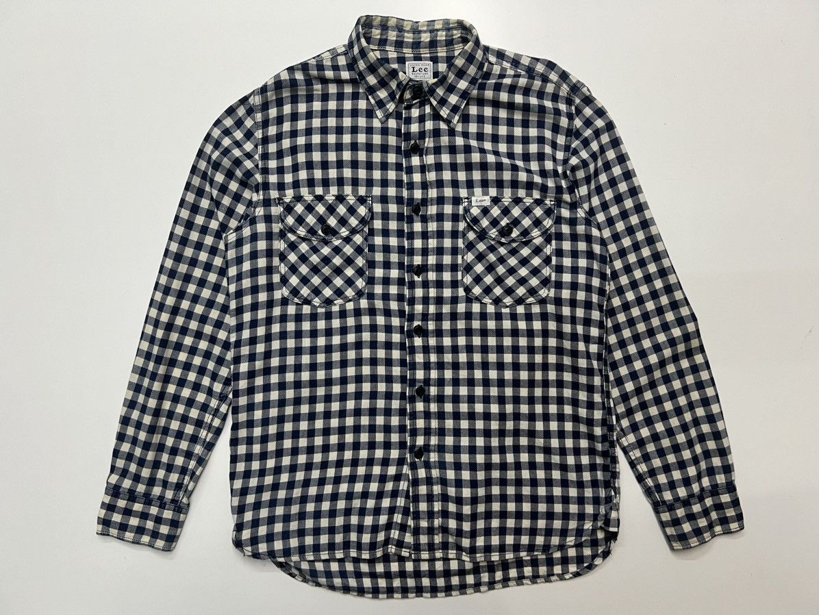 🔥LEE UNION MADE SANFORIZED SHRUNK SHIRT LONGSLEEVE