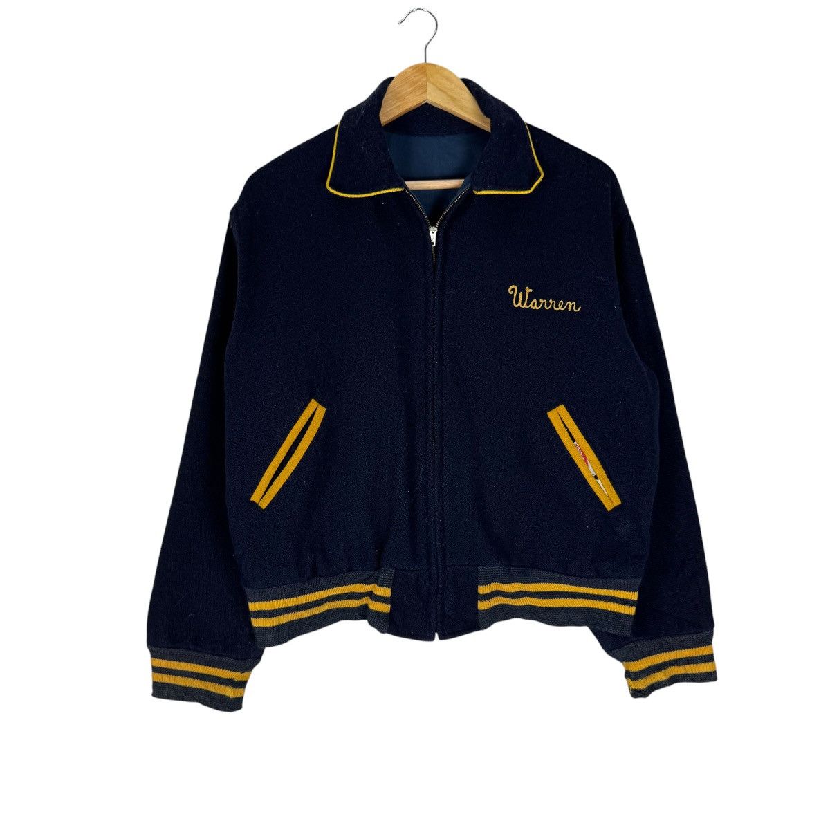 Vintage ☀️VINTAGE 70s UNION EMBLEM ELCO 78 LETTERMAN VARSITY JACKET Size US L / EU 52-54 / 3 - 2 Thumbnail