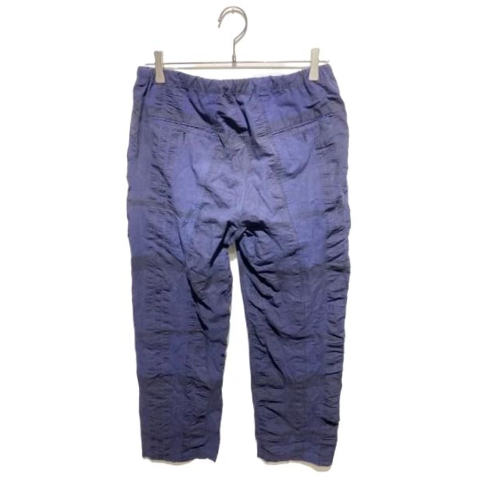 Issey Miyake ISSEY MIYAKE Pants Navy Cotton M MEN CRINKLED LONG LENGTH USED Size US 31 - 2 Thumbnail