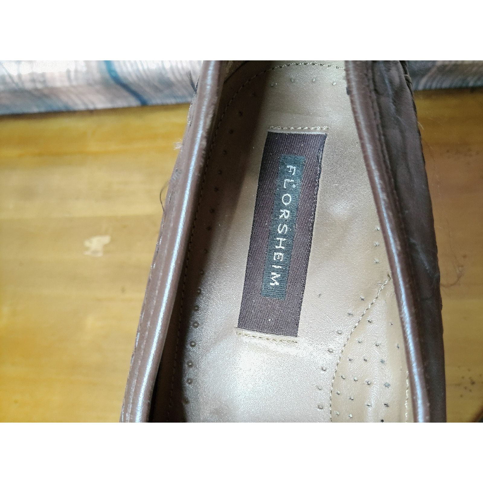 Florsheim Men's Tassel Loafers Brown Slip-On Moc Toe Dress Shoes Size US 10 / EU 43 - 8 Thumbnail