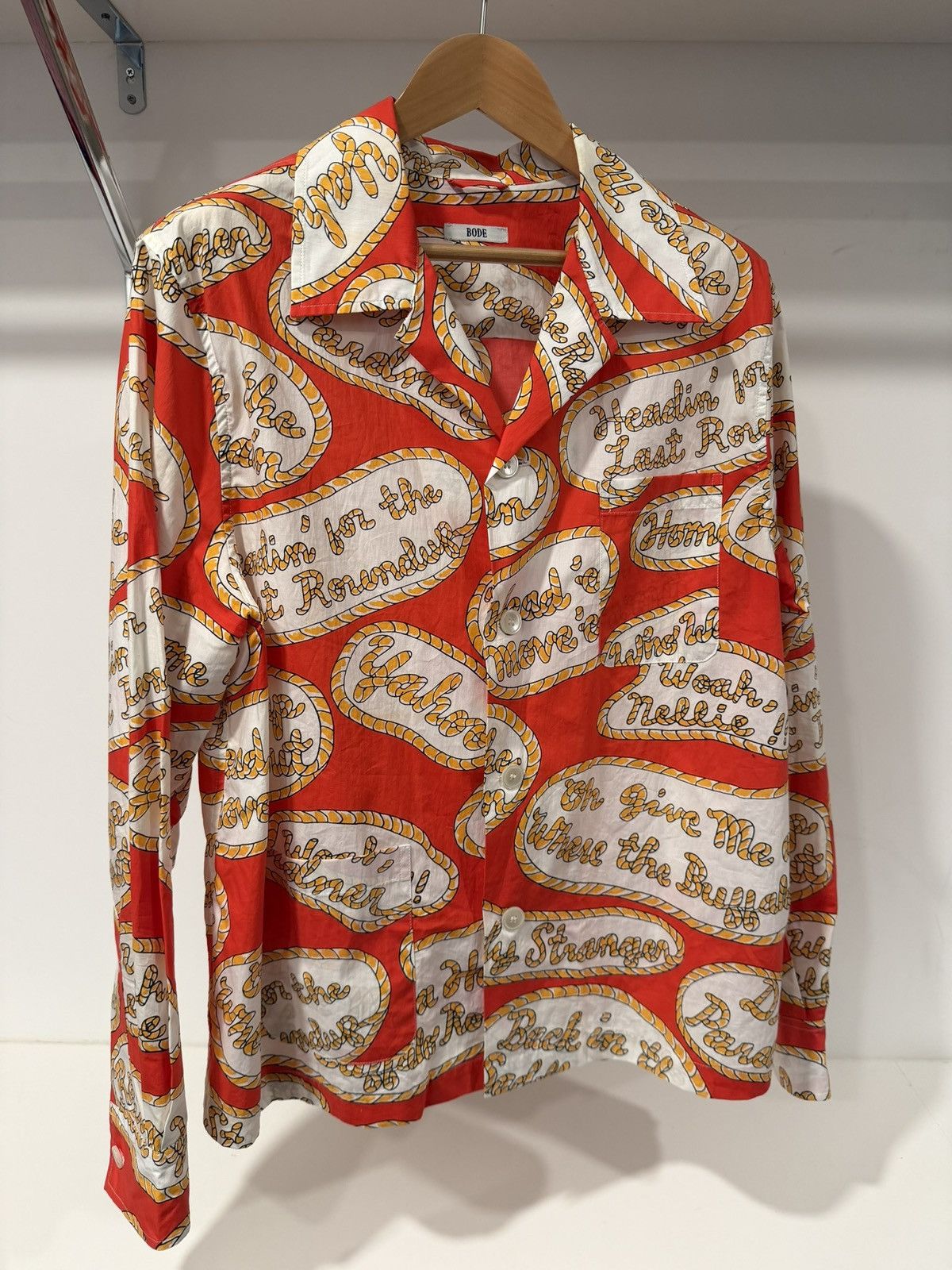 Bode Bode Long sleeve Shirt Size US M / EU 48-50 / 2 - 1 Thumbnail