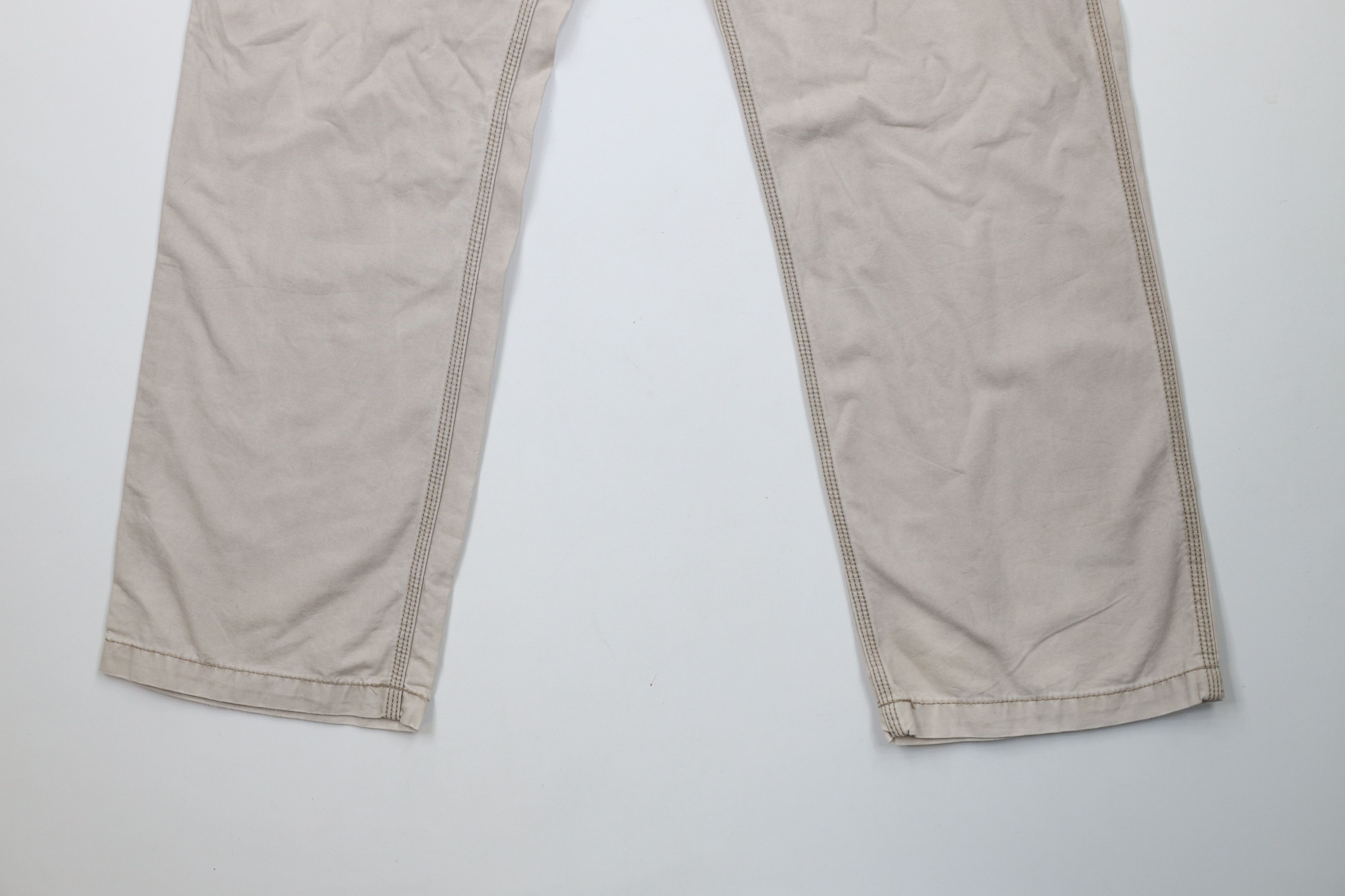 Carhartt × Vintage Vintage Y2K Carhartt Relaxed Fit Wide Leg Cargo Pants Beige Size US 36 / EU 52 - 4 Thumbnail