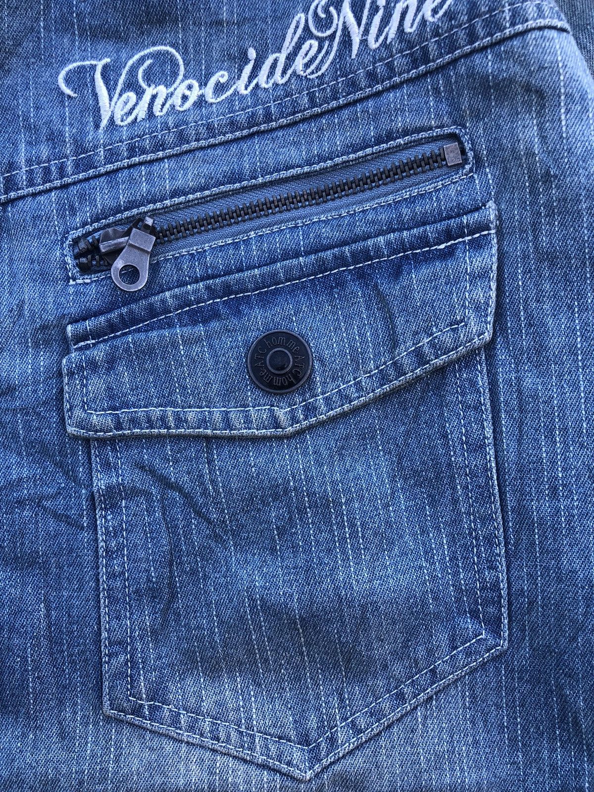 Japanese Brand × Le Grande Bleu (L.G.B.) × Vintage Vintage Mud Wash In The Attic Homme Bondage Denim Jacket Size US XL / EU 56 / 4 - 13 Thumbnail