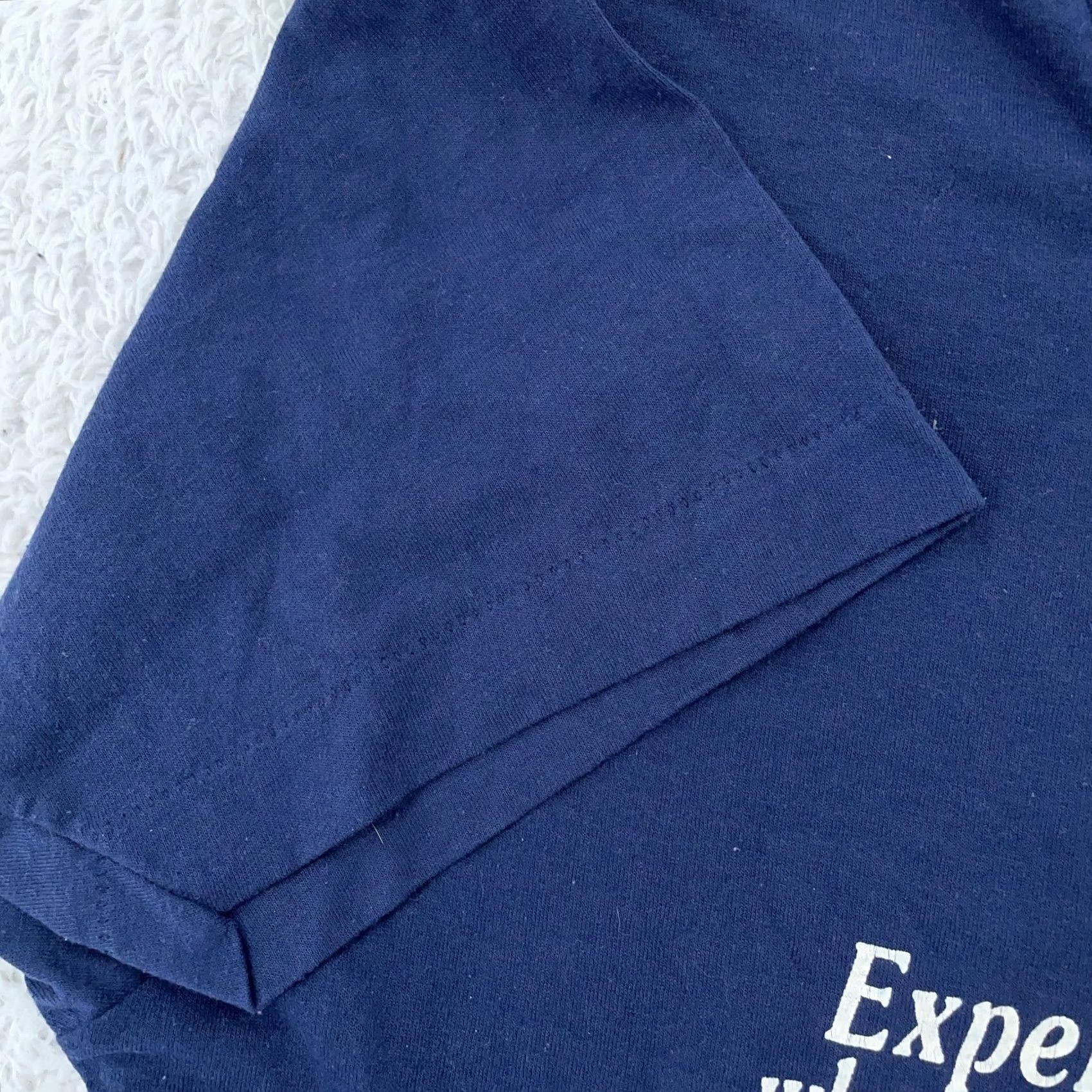 Vintage VINTAGE Experience is What You Get Quote T-Shirt Mens Small Blue Graphic Print Quotes 80s"} Size US S / EU 44-46 / 1 - 4 Thumbnail
