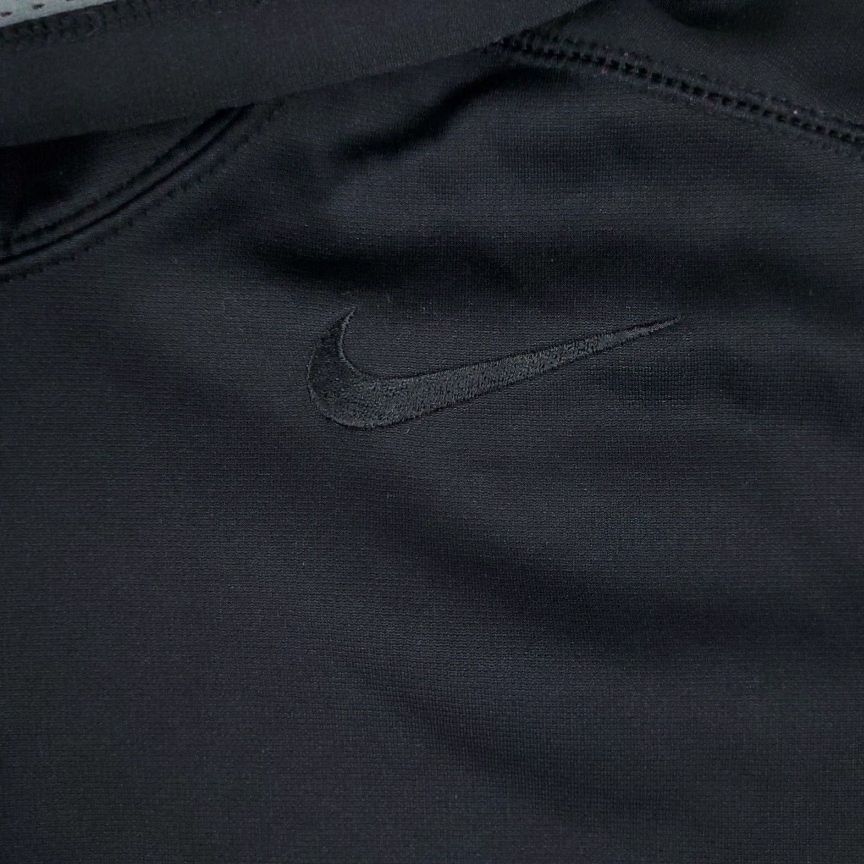 Nike Nike Pullover Hoodie Sweatshirt Mens Large Black Swoosh Sweatshirt Hoodie Nike Size US L / EU 52-54 / 3 - 2 Thumbnail