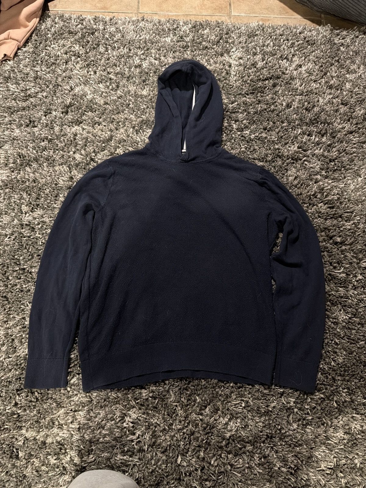 Banana Republic Navy Blue Banana Republic Knitted Hoodie Size US M / EU 48-50 / 2 - 1 Thumbnail