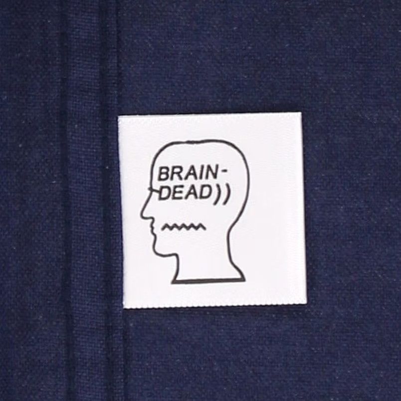 Brain Dead Brain Dead Wounds Heal Graphic Button Up Shirt Navy Small Mens Short Sleeve Lightweight 100% Cotton Relaxed Fit Canvas Size US S / EU 44-46 / 1 - 4 Thumbnail