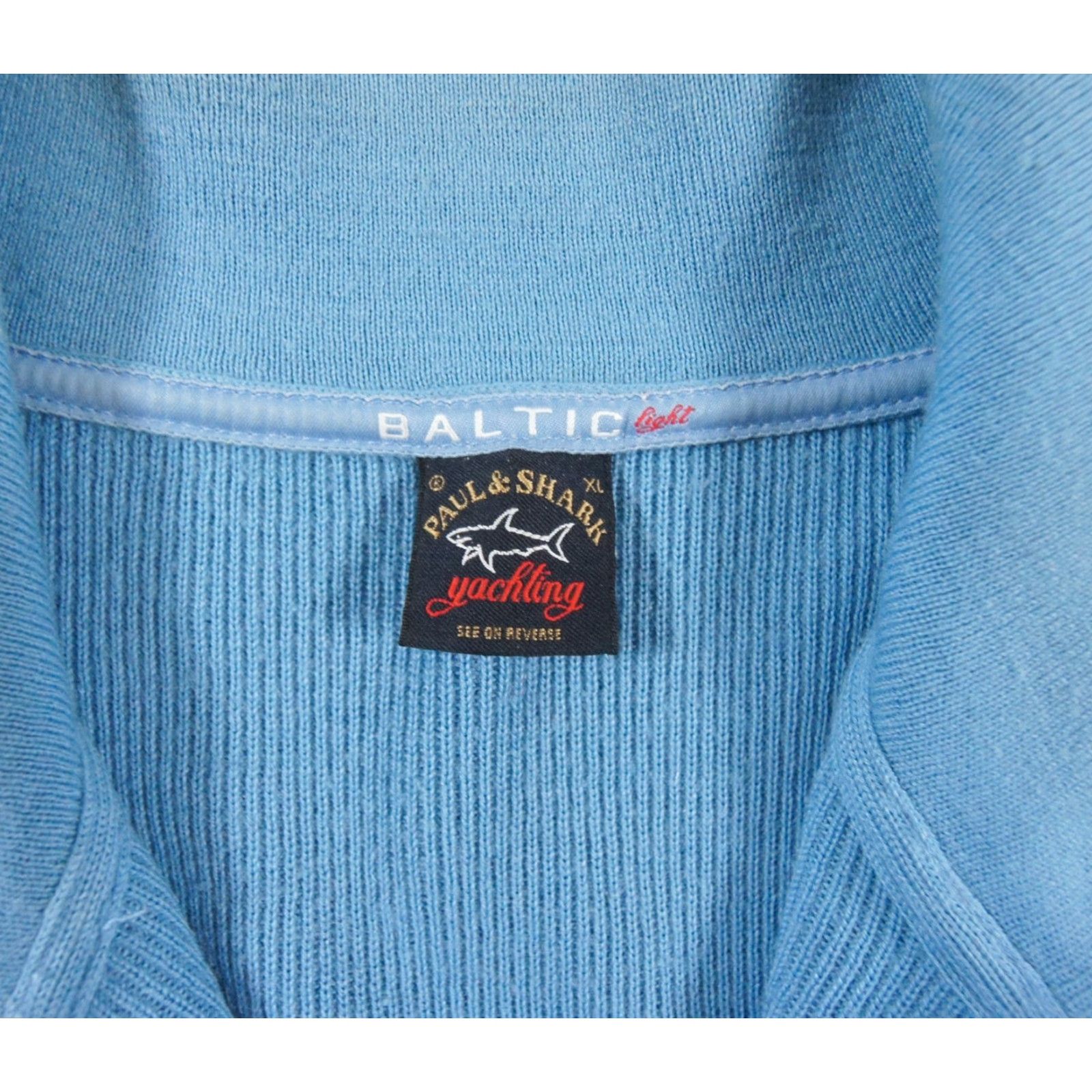 Paul & Shark VINTAGE Paul & Shark Men's Sweater XL Blue 1/4 Zip Pullover Knit Outdoor Casual Size US XL / EU 56 / 4 - 7 Thumbnail