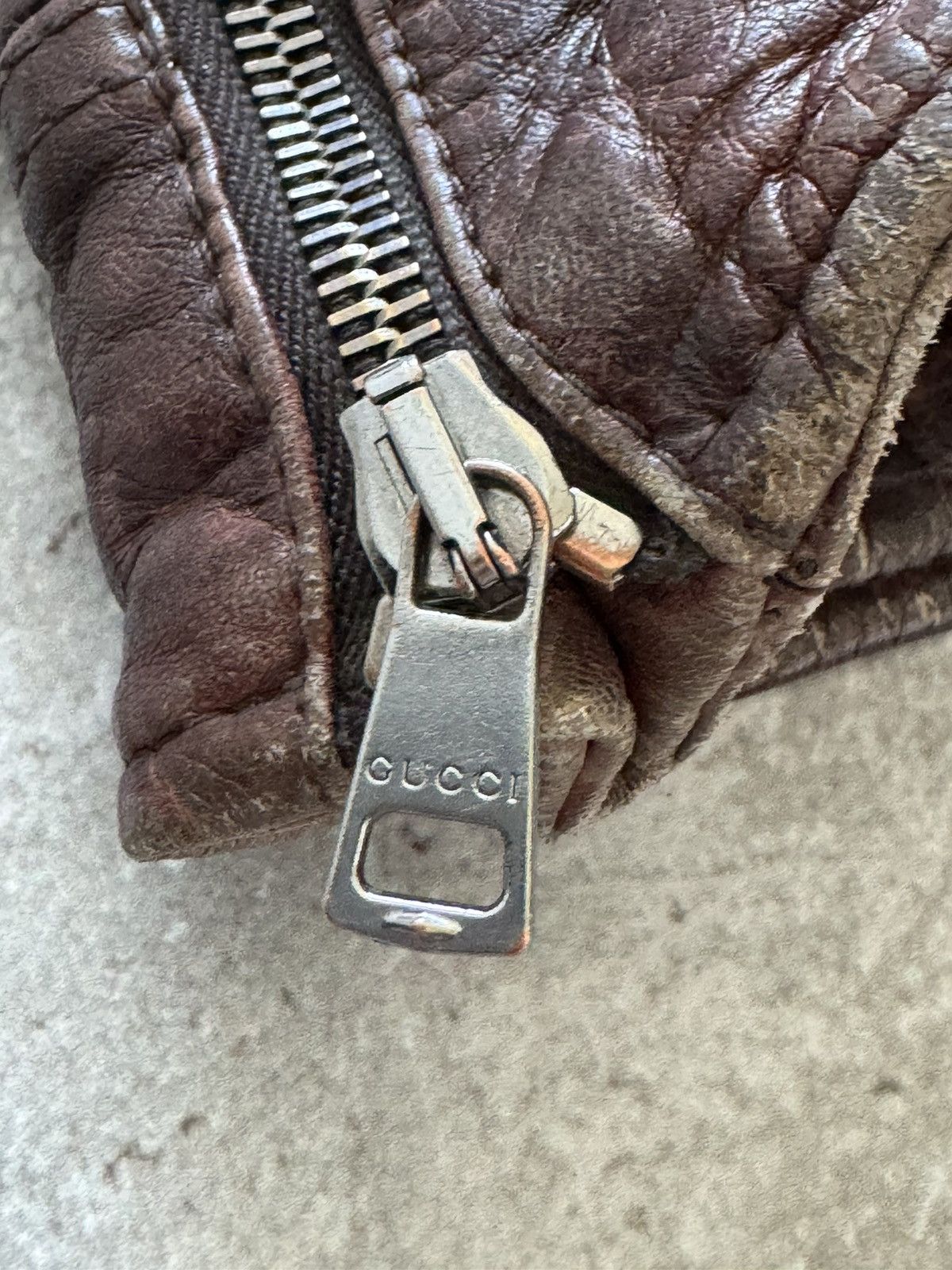 Gucci Gucci guccissma monogram leather biker jacket Size US XXL / EU 58 / 5 - 20 Thumbnail