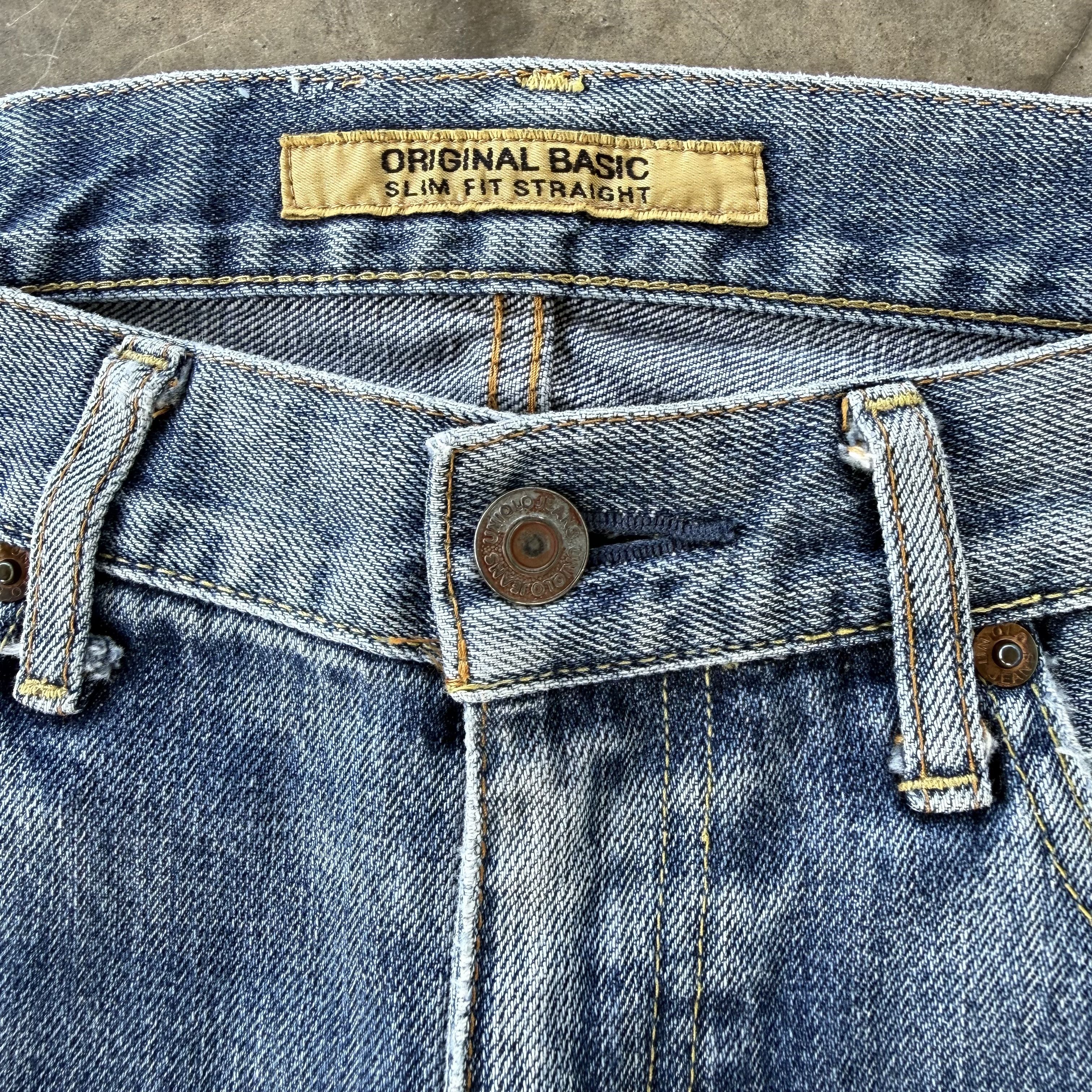 Japanese Brand Waist 32 Vintage Japan Slim Fit Faded Denim Jean Pants Size US 32 / EU 48 - 4 Thumbnail