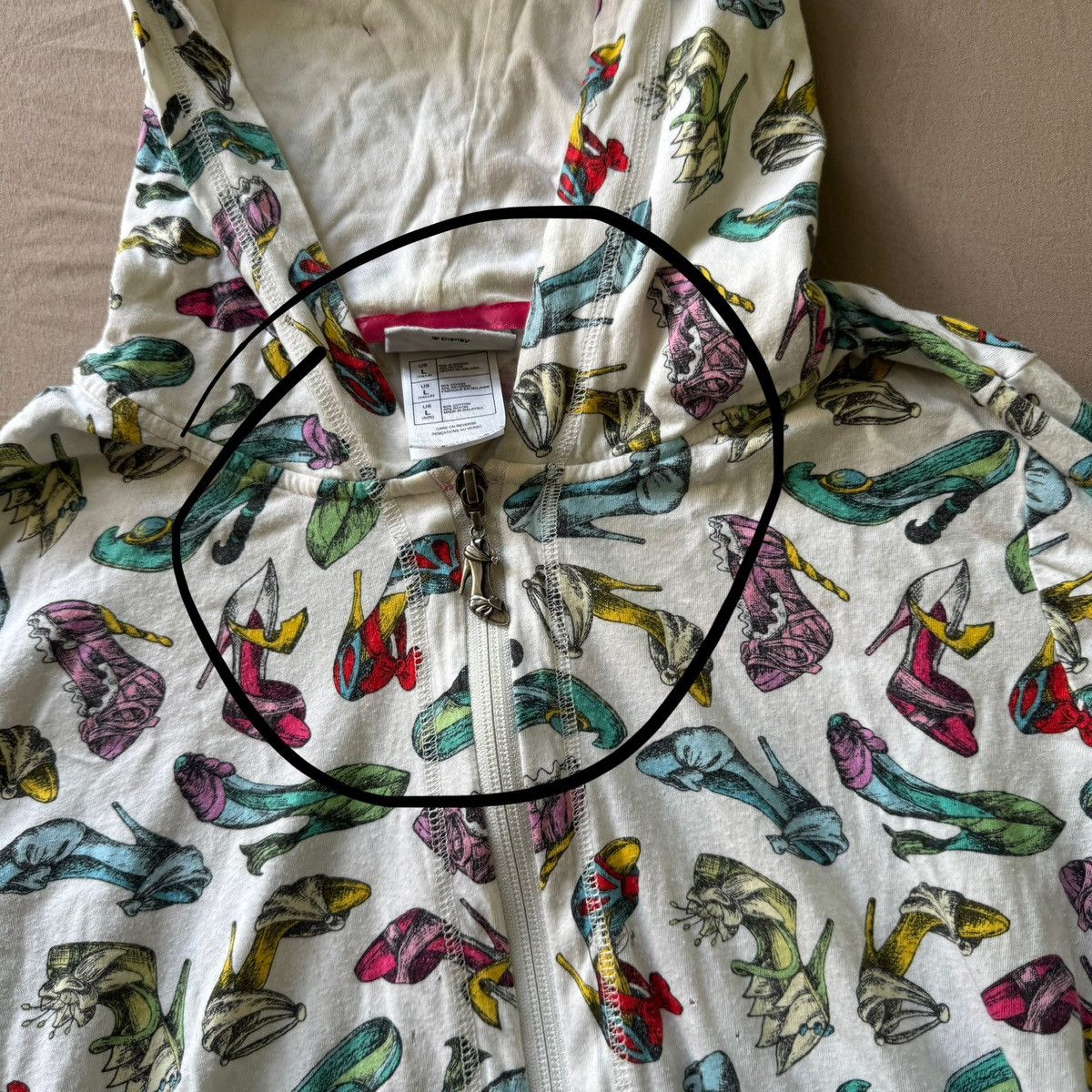 Disney Vintage Y2K Disney Parks Princess Shoe Pajama Set Size L / US 10 / IT 46 - 4 Thumbnail
