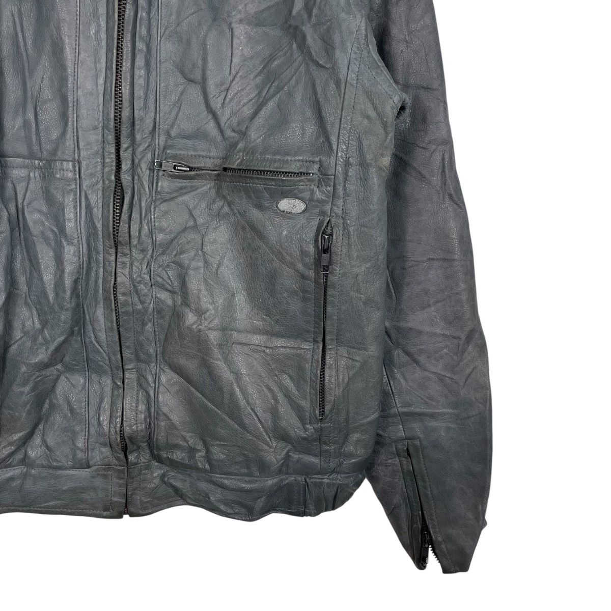 Japanese Brand Vtg Kushitani Motorcycle Biker Leather Jacket Size US M / EU 48-50 / 2 - 4 Thumbnail