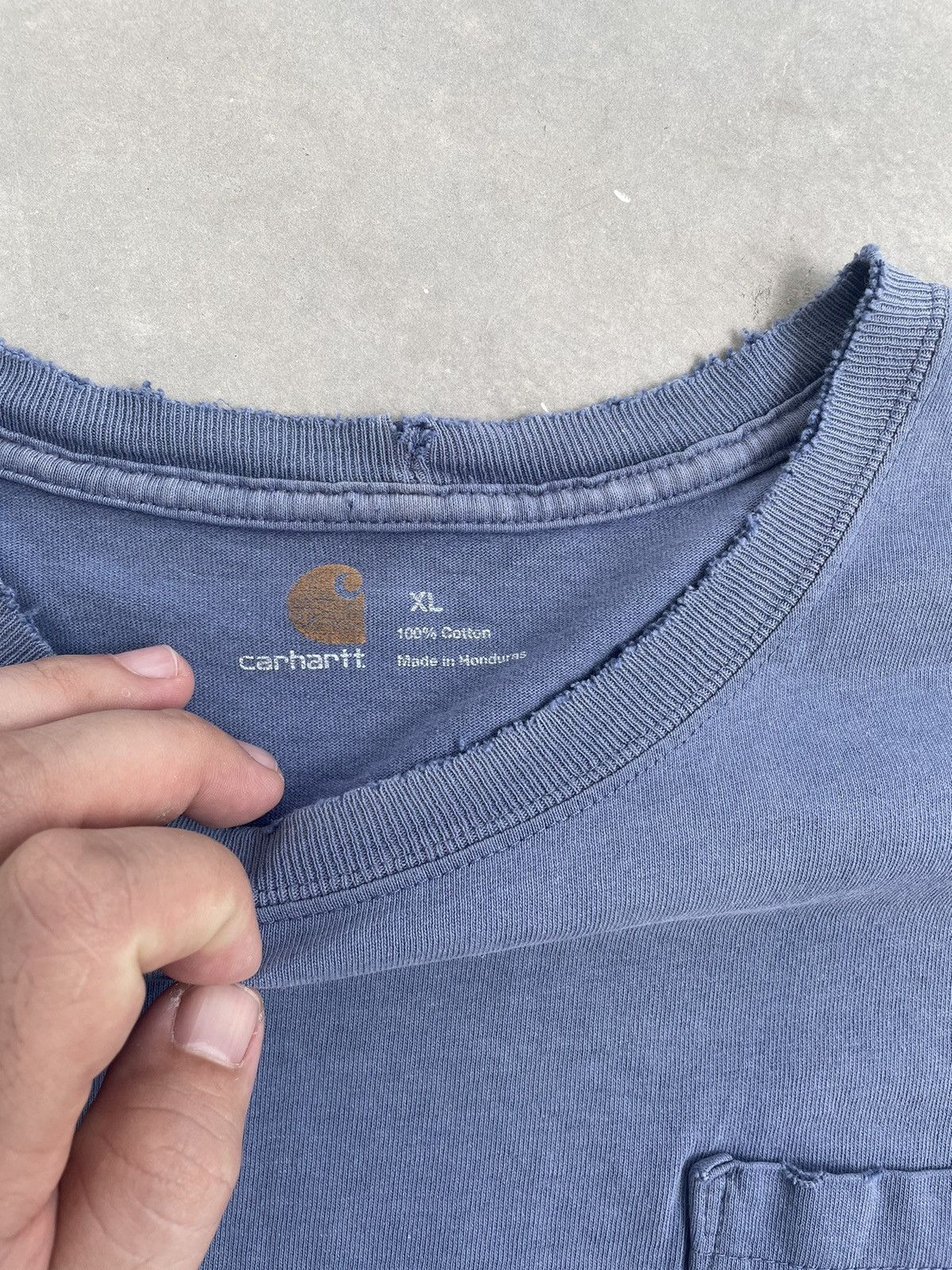 Carhartt CARHARTT POCKET TEE WELL WORN DISTRESSED Size US XL / EU 56 / 4 - 6 Thumbnail