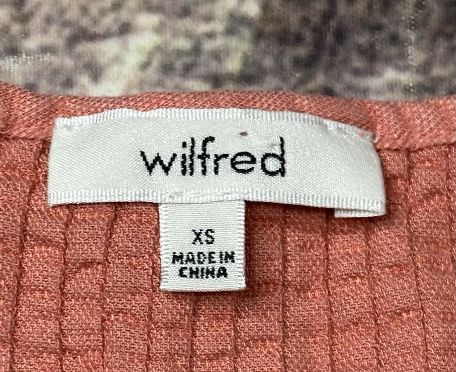 Other Aritzia Wilfred Top Womens XS Sleeveless Ruffle Linen Size XS / US 0-2 / IT 36-38 - 2 Thumbnail