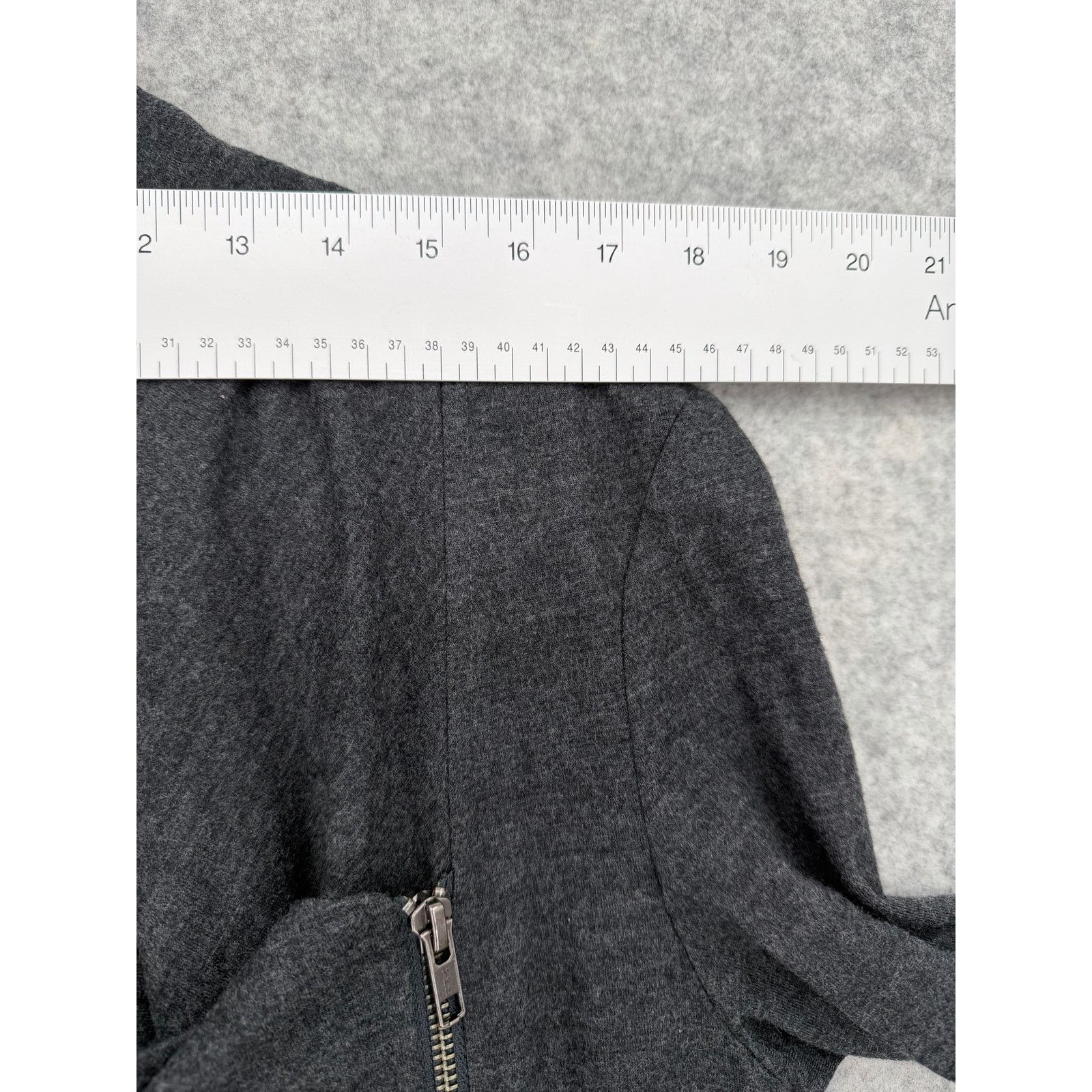 Helmut Lang Helmut Lang Sonar Shawl Collar Gray Wool Moto Jacket LARGE Size L / US 10 / IT 46 - 8 Thumbnail
