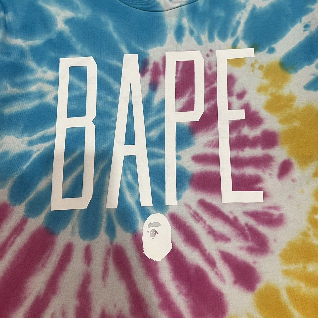 Bape BAPE Tie Dye Tee Size US L / EU 52-54 / 3 - 6 Thumbnail