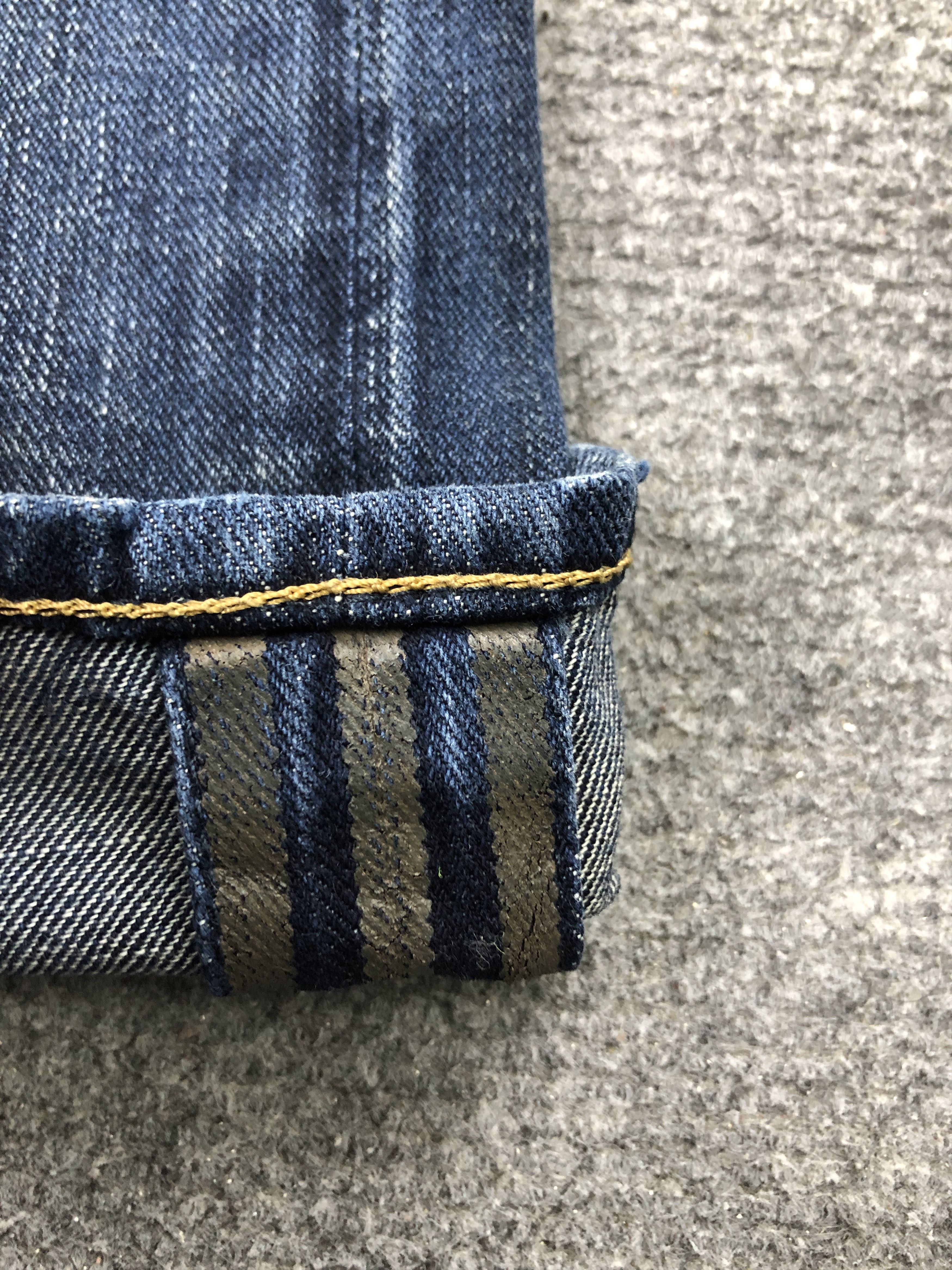 Diesel Vintage Diesel Adi-Larkee Selvedge Jeans DP2480 Size US 30 / EU 46 - 9 Thumbnail