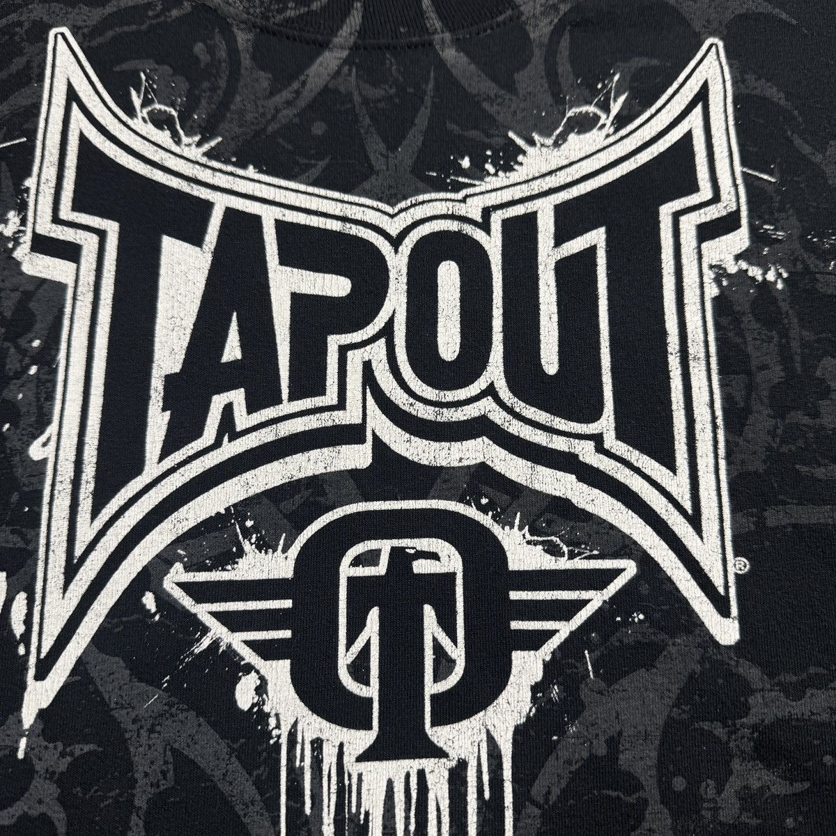 Affliction Tapout Tribal graphic Y2K tee xzavier Mma Elite ufc skater Size US XXL / EU 58 / 5 - 2 Thumbnail