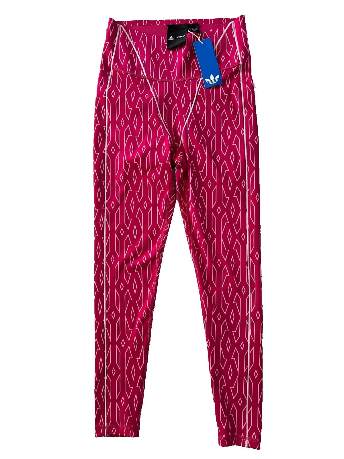 Adidas Adidas H21139 Ivy Park Monogram Tights Bold Pink ( S ) Size 27" / US 4 / IT 40 - 3 Thumbnail