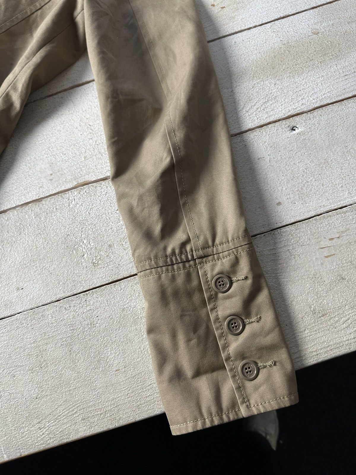 Armani 🚨ARMANI JEANS BEIGE BROWN WOMEN COAT LUXURY OLD MONEY Size L / US 10 / IT 46 - 15 Thumbnail