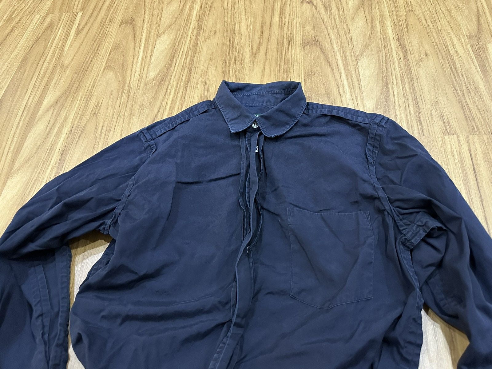 Comme des Garcons AW99 Comme Des Garcons Homme Plus Evergreen Ruffle Shirt Size US S / EU 44-46 / 1 - 8 Thumbnail