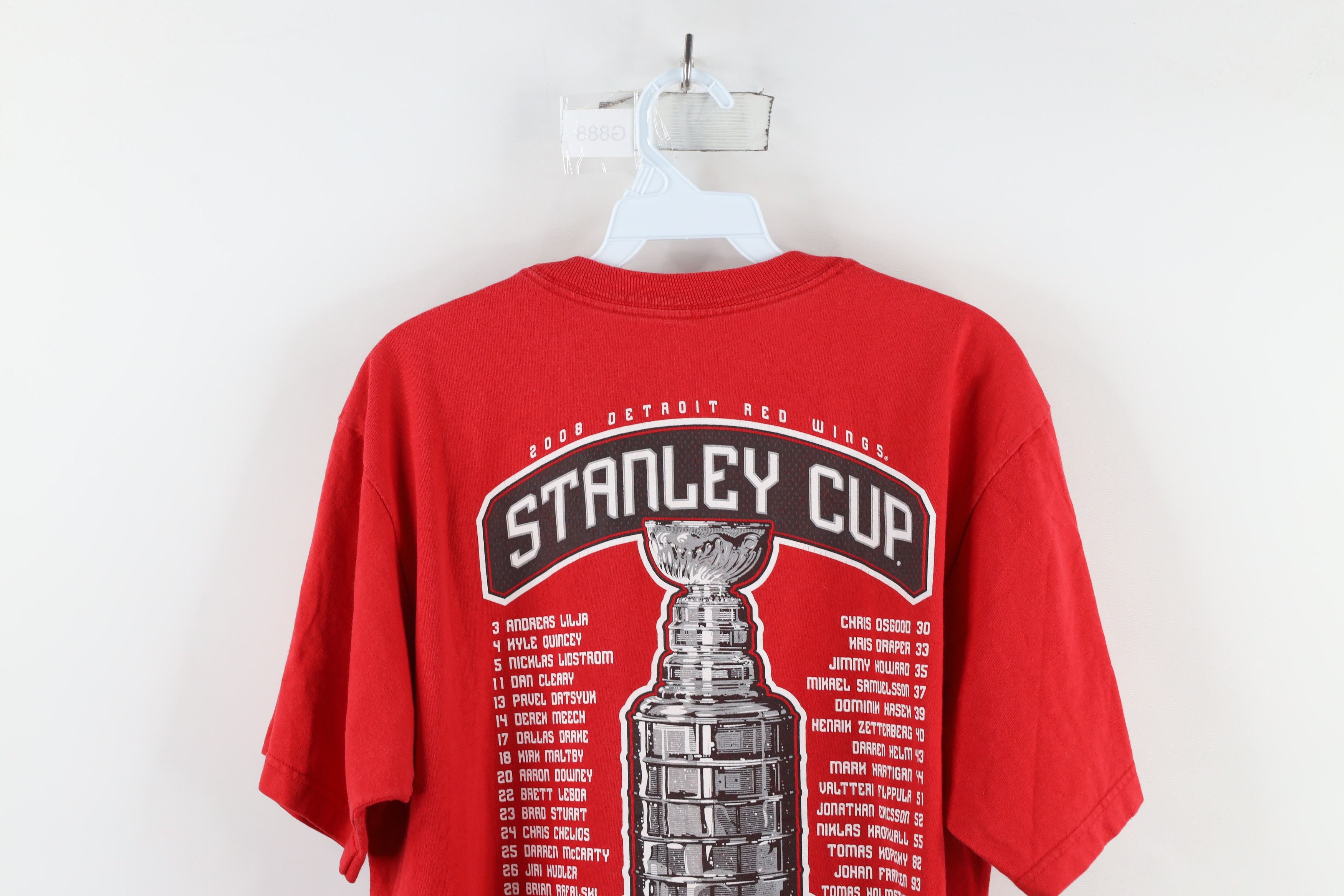 Reebok × Vintage Vintage Reebok Stanley Cup Champs Detroit Red Wings T-Shirt Size US M / EU 48-50 / 2 - 13 Thumbnail