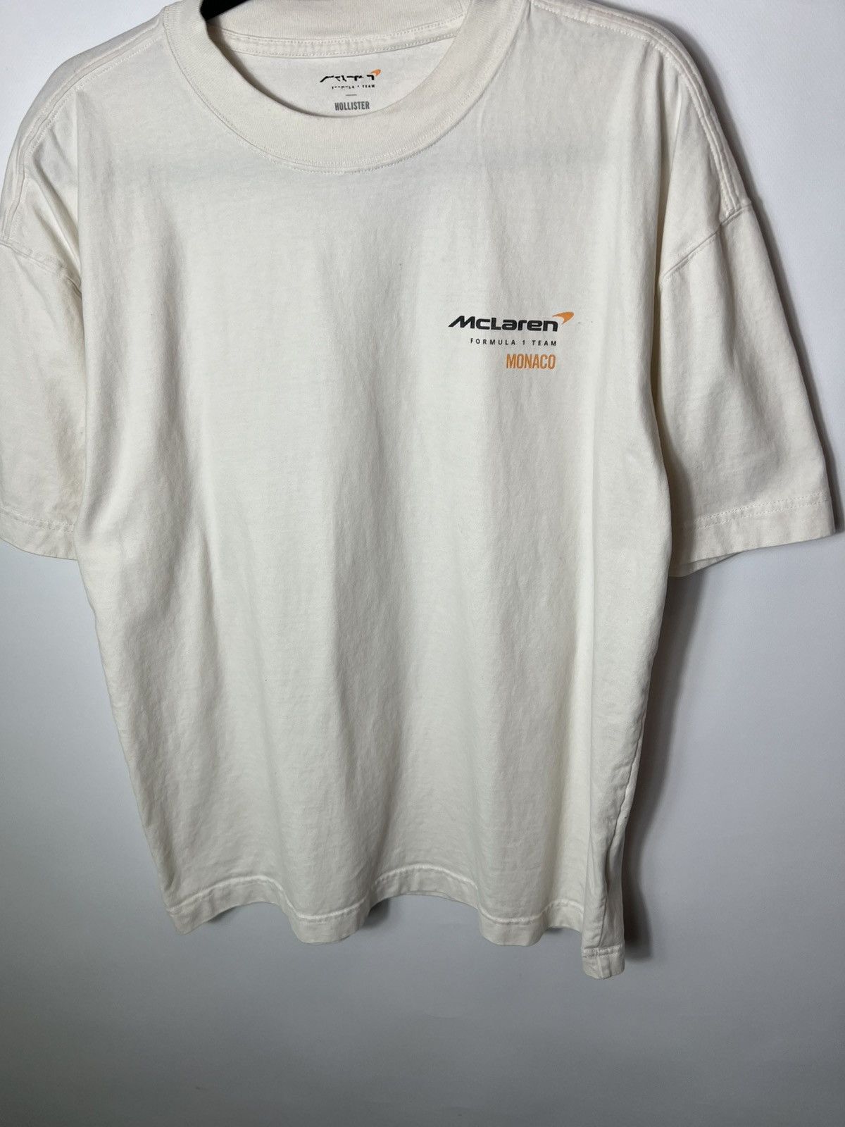 Malcolm McLaren McLaren x Hollister Racing McLaren Monaco Formula 1 Team tee Size US L / EU 52-54 / 3 - 5 Thumbnail