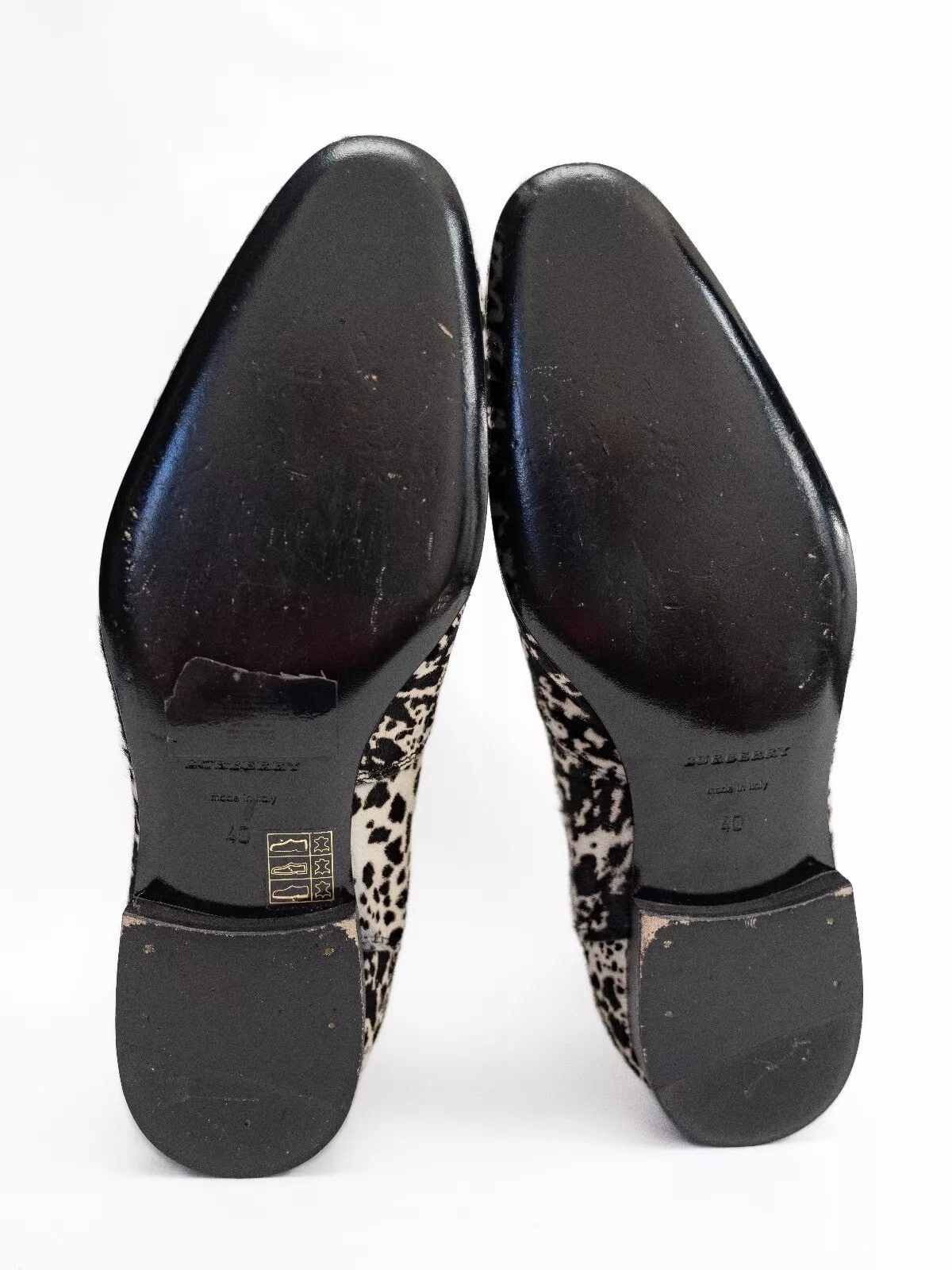 Burberry Burberry Prorsum Ponyhair Leather Black Animal Dress Boots Size US 7 / EU 40 - 7 Thumbnail