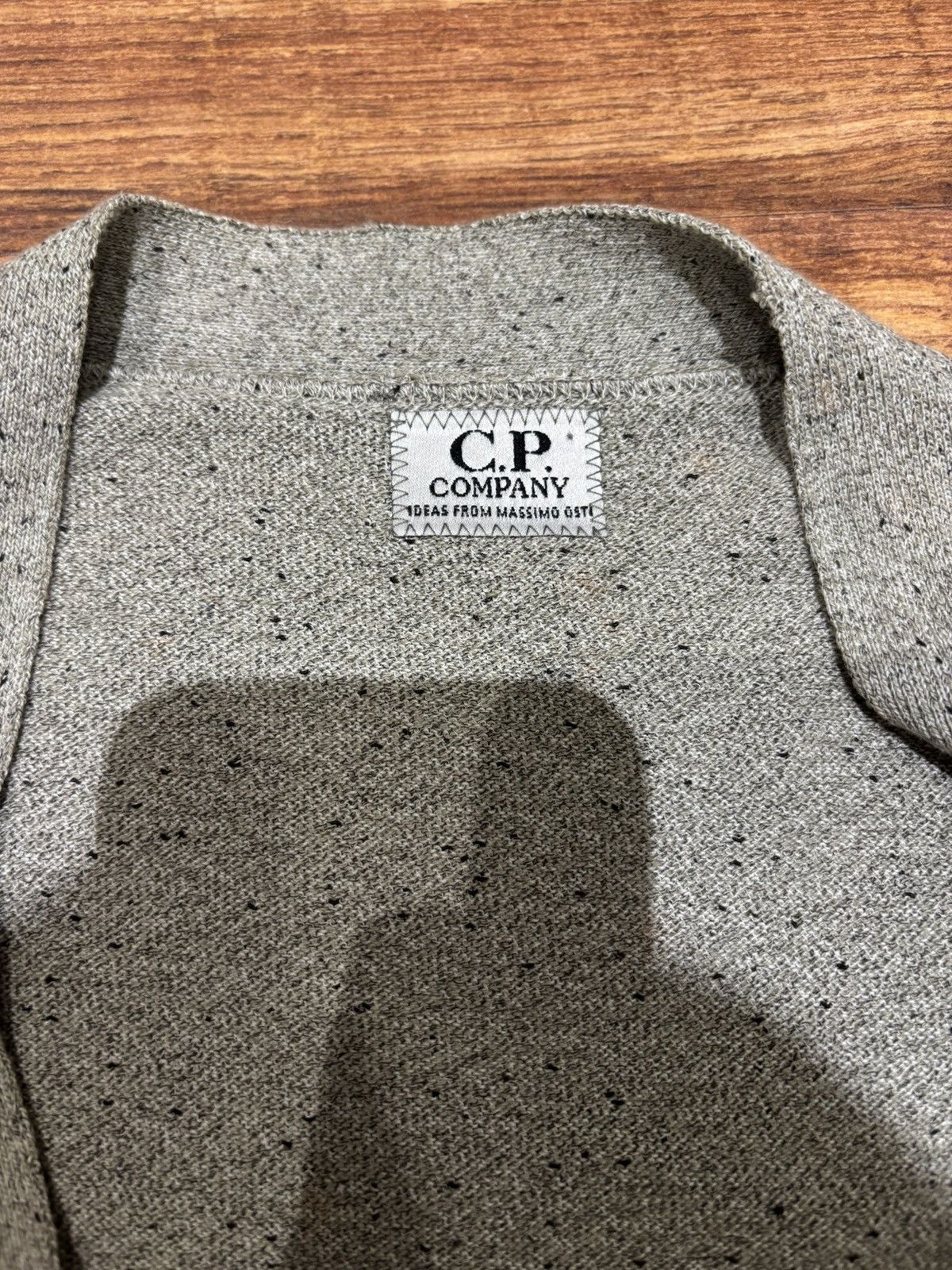 C.P. Company Vintage C.P. Company Speckled Grey Cardigan Size US L / EU 52-54 / 3 - 3 Thumbnail