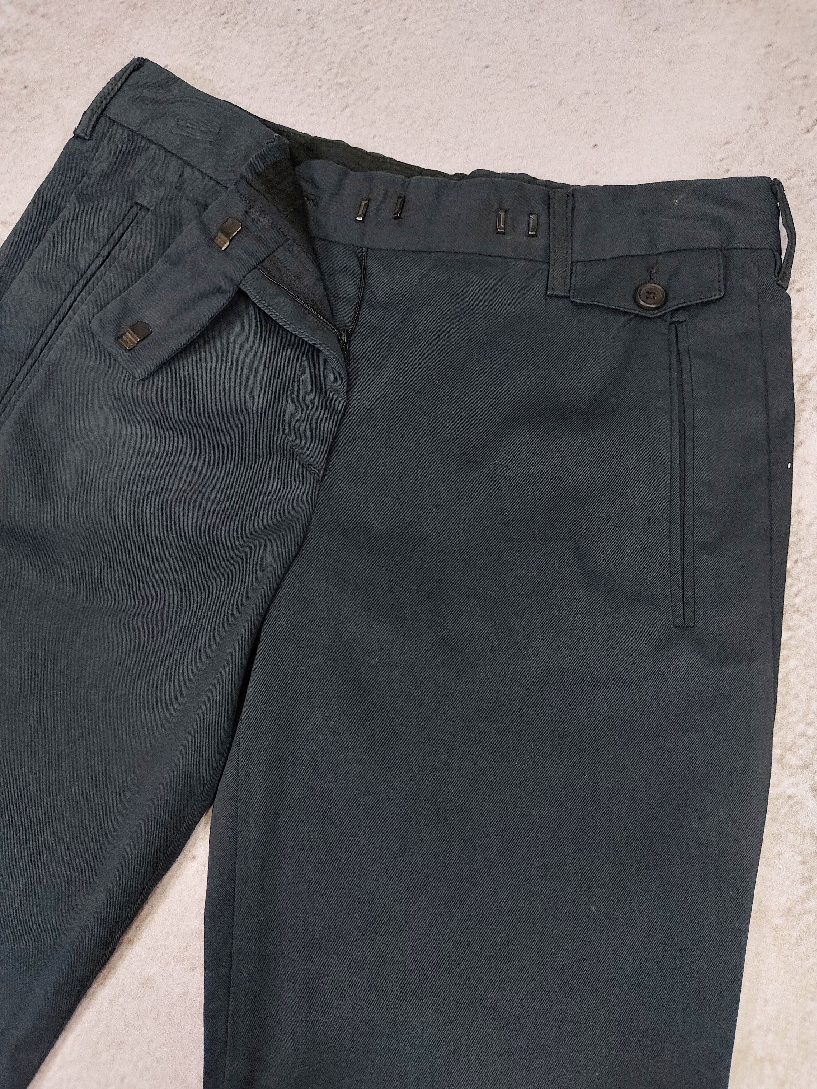 Prada 00s PRADA- Minimalist Tailored Sligth Boot cut Trousers Size 29" - 5 Thumbnail
