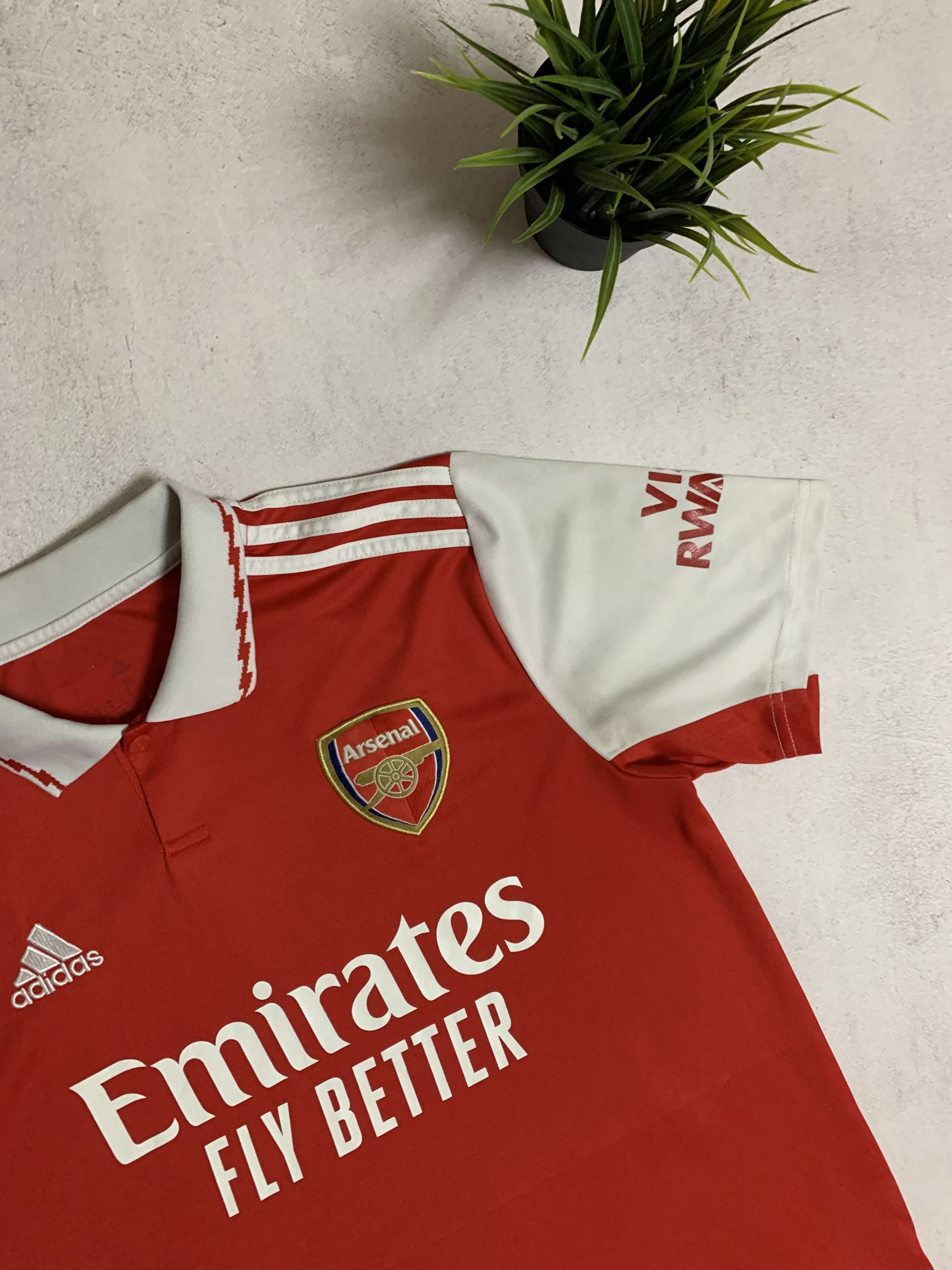 Adidas × Vintage Adidas Arsenal Jersey T Shirt Football 2022 Blockcore Size US M / EU 48-50 / 2 - 2 Thumbnail