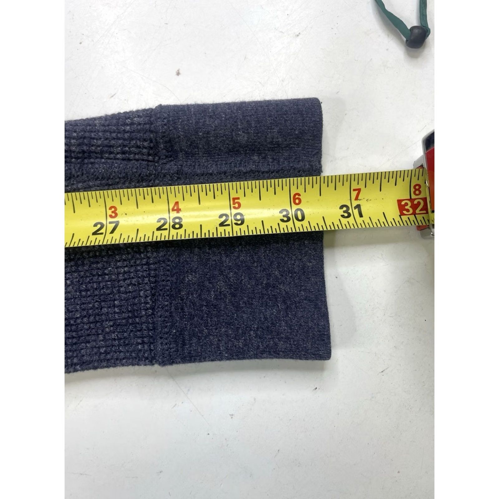 Wallace & Barnes Wallace & Barnes Shirt Mens Large Blue Henley Waffle Knit Thermal Classic Heritage Size US L / EU 52-54 / 3 - 4 Thumbnail