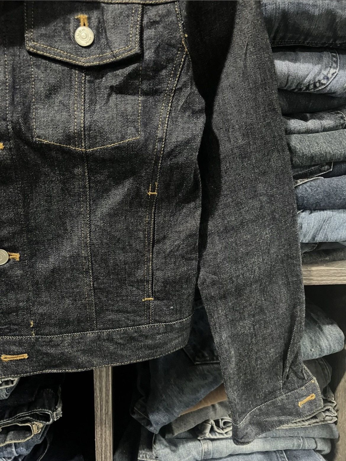 Yohji Yamamoto 🔥Inéd Jeans Yohji Yamamoto Denim Jacket Size S / US 4 / IT 40 - 9 Thumbnail