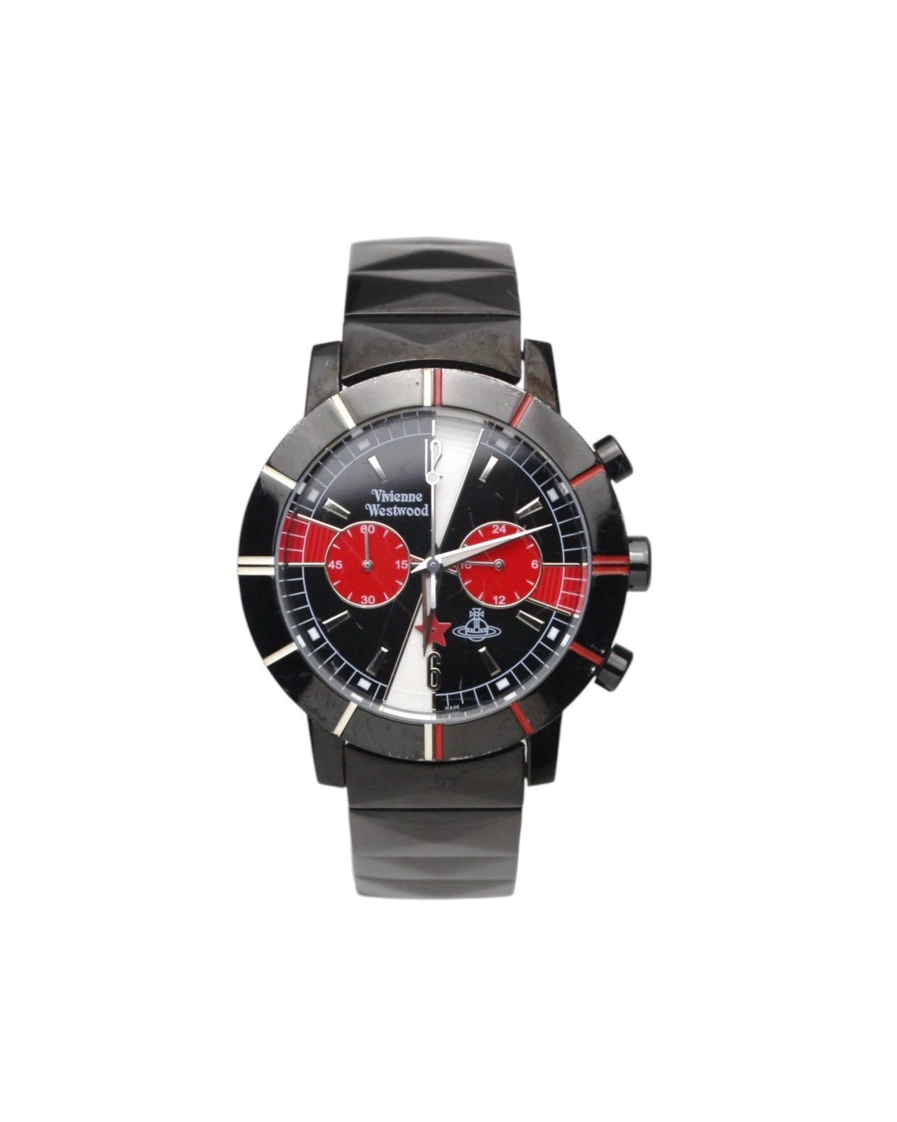 Vivienne Westwood 2000S VIVIENNE WESTWOOD BLACK/RED CHRONOGRAPH WATCH Size ONE SIZE - 2 Thumbnail