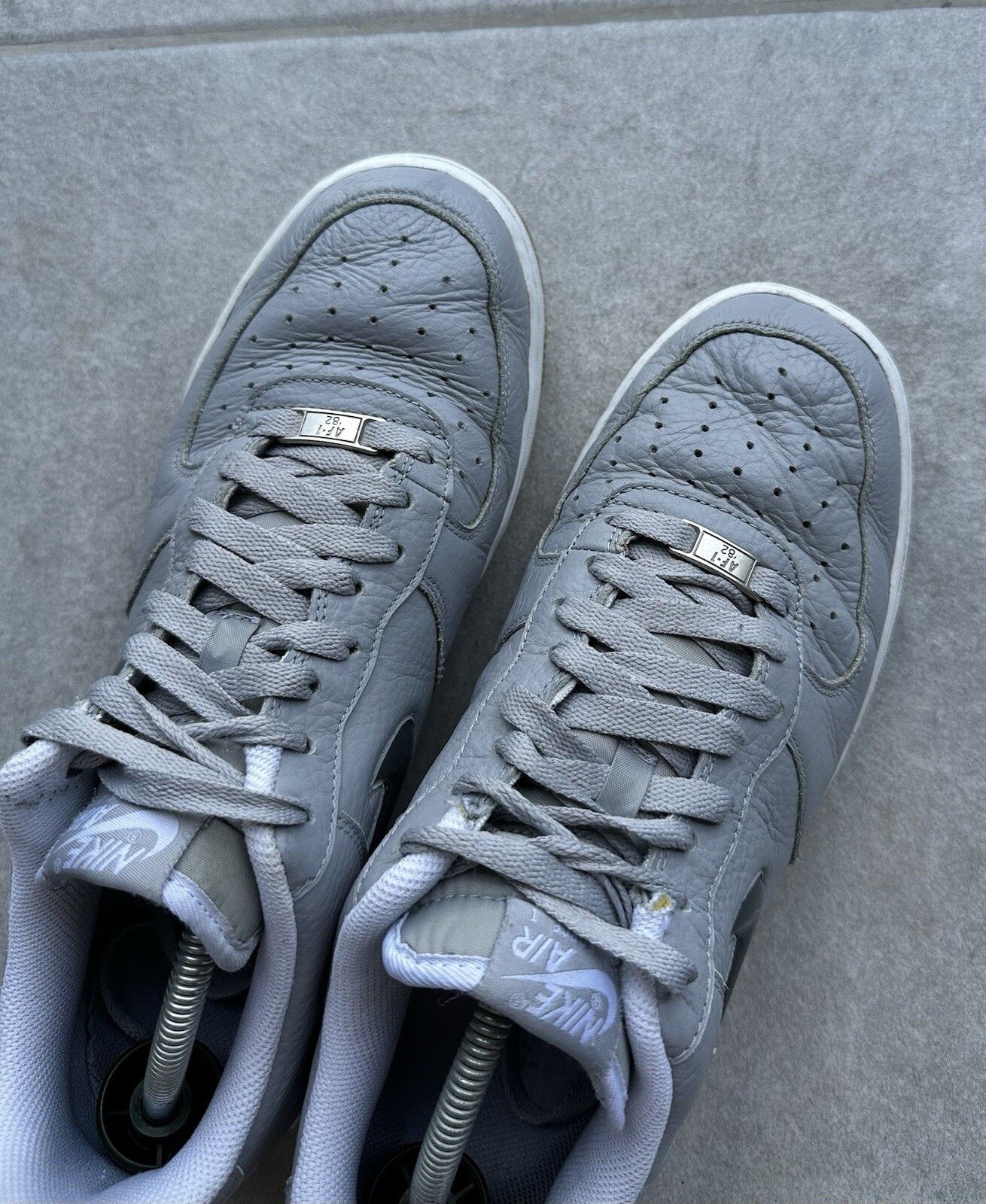 Nike Men's Nike Air Force 1 Wolf Grey 2012 Size US- 11 Size US 11 / EU 44 - 8 Thumbnail