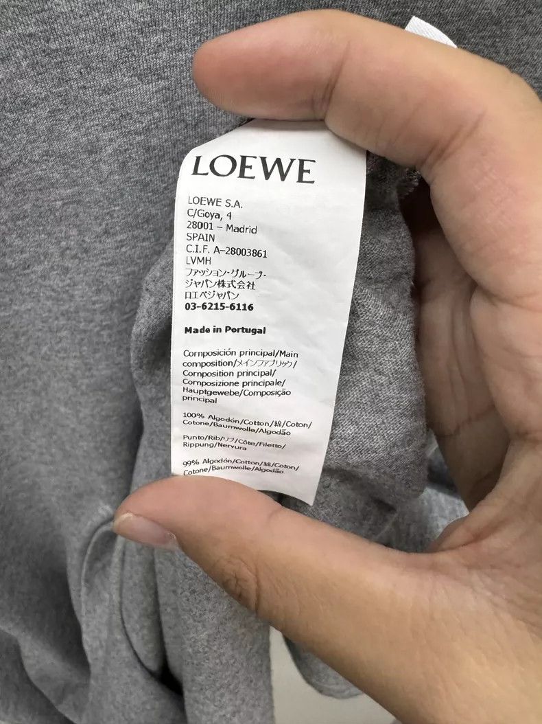 Loewe Loewe Logo embroidery short-sleeve T-shirt Size US XXL / EU 58 / 5 - 5 Thumbnail