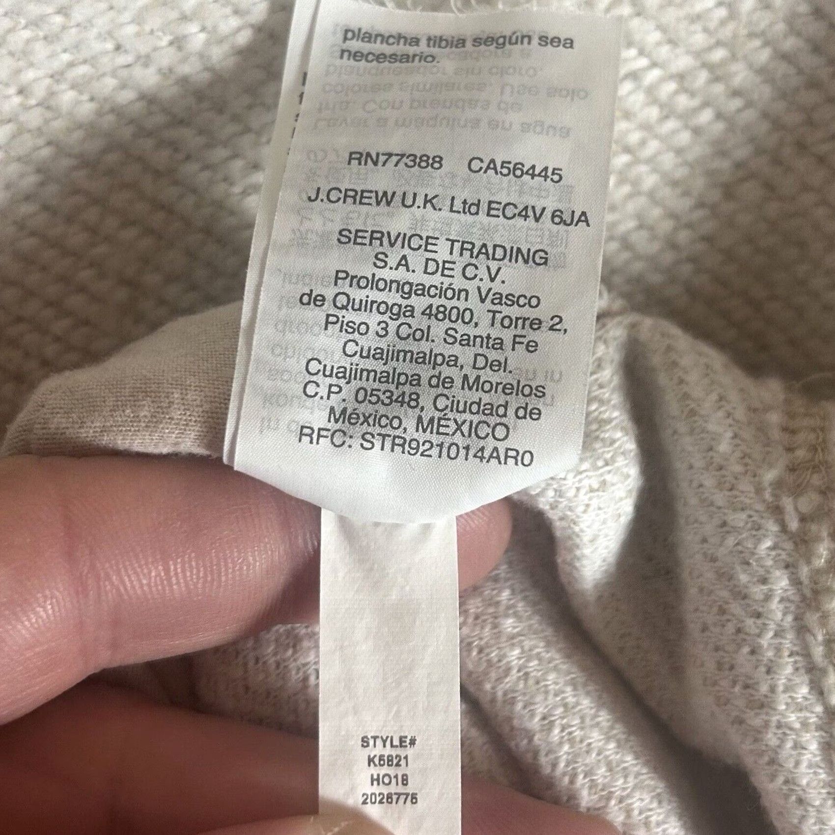 J.Crew J.Crew Mercantile Womens Long Sleeve Knit Sweater XS White Mock Neck Pullover Casual Knit Size XS / US 0-2 / IT 36-38 - 5 Thumbnail