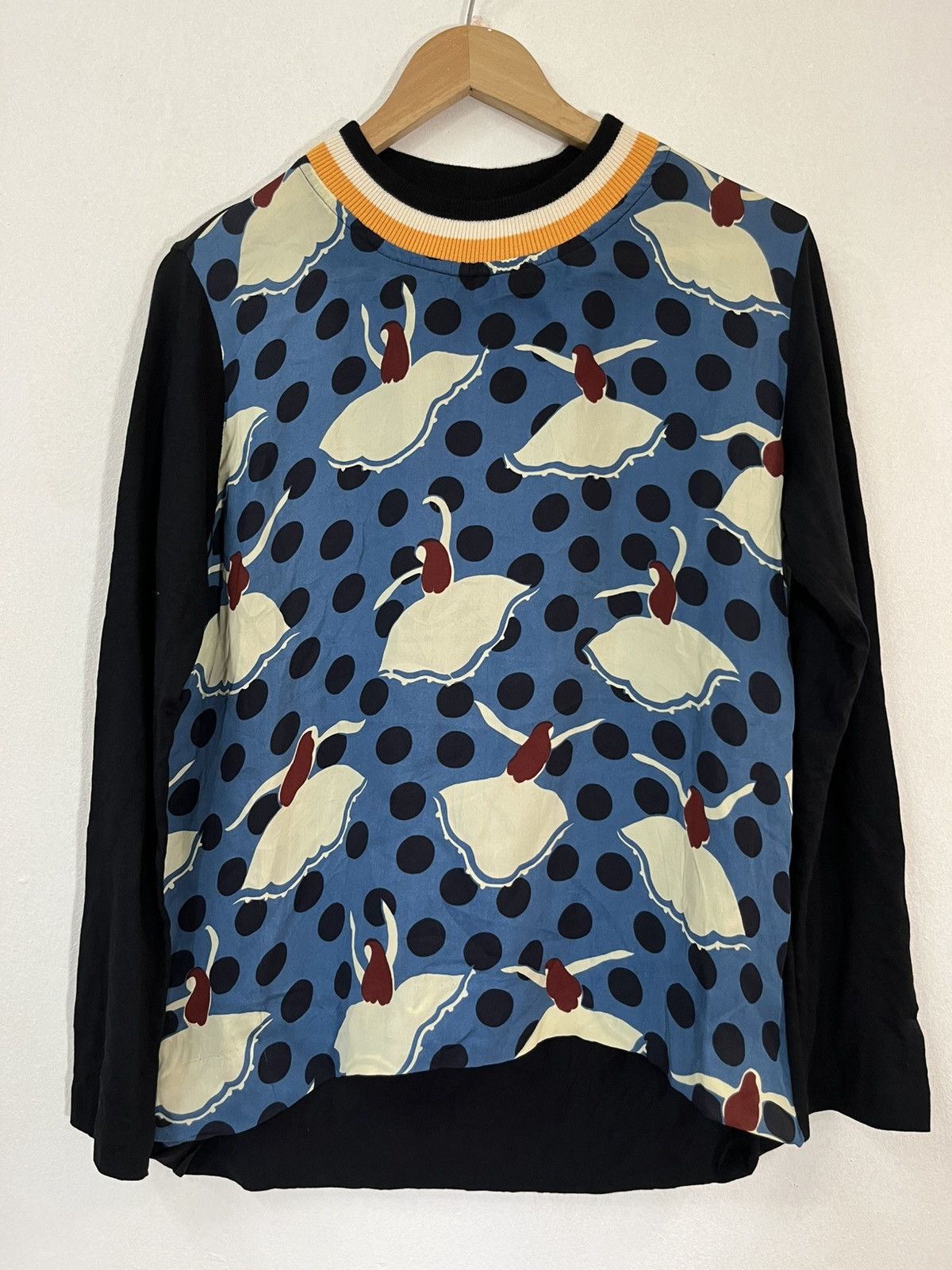 Marni Marni Ballerina Print Long Sleeve Size S / US 4 / IT 40 - 1 Thumbnail