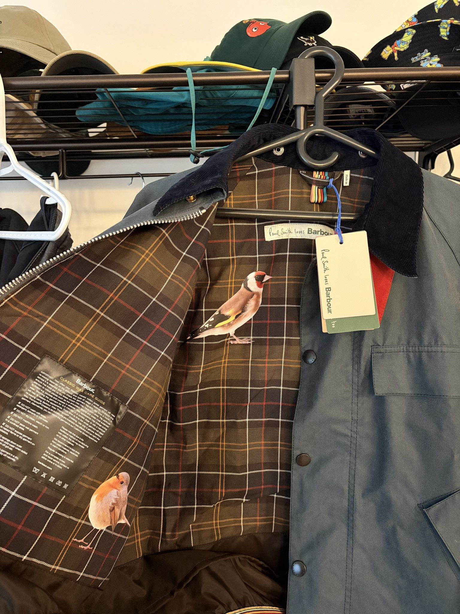 Barbour × Paul Smith Red Ear Barbour X Paul Smith Transport Waxed Jacket - Unisex Size US S / EU 44-46 / 1 - 2 Thumbnail
