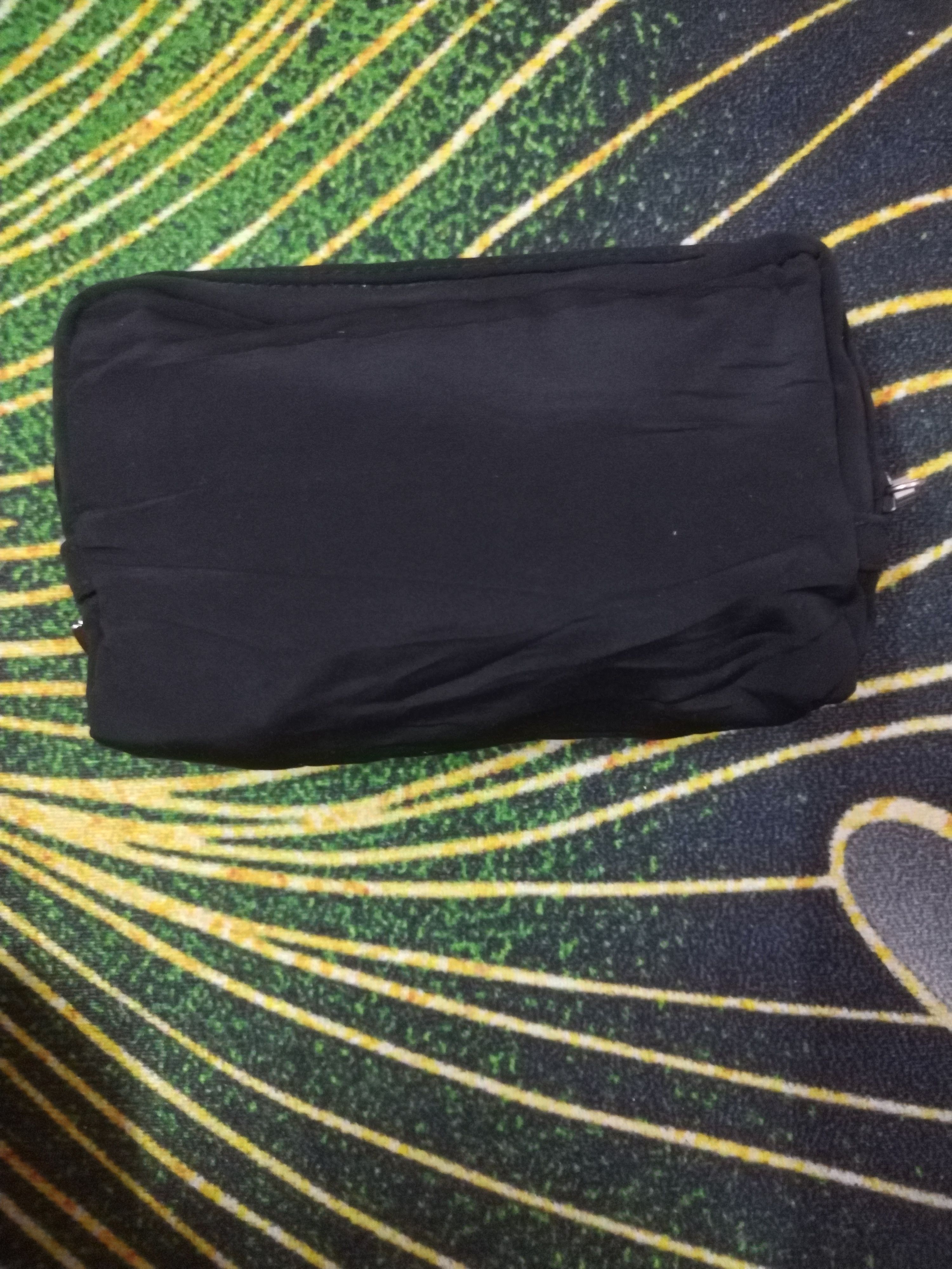 Bottega veneta black nylon pouch