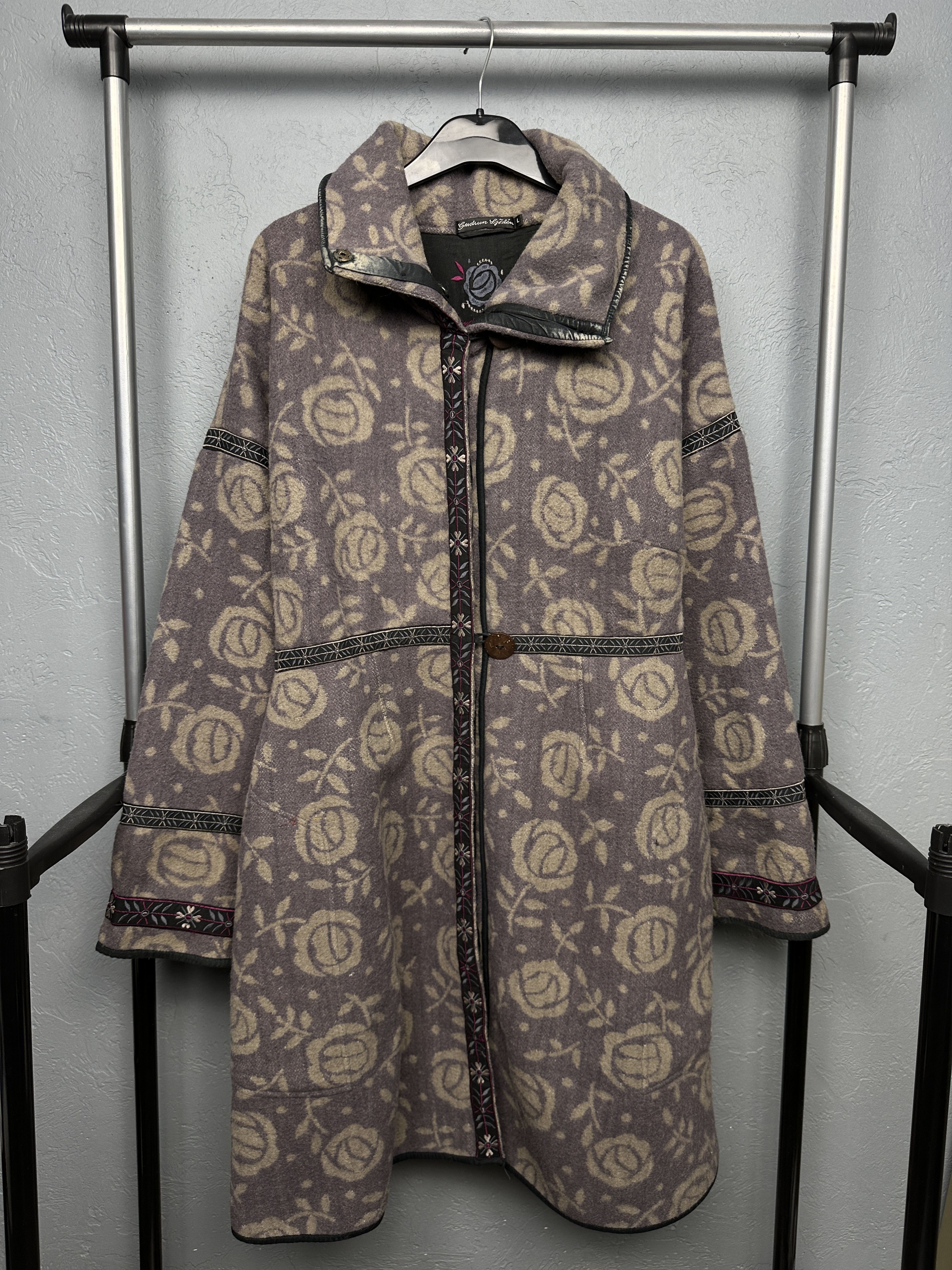 Gudrun Sjoden Gudrun Sjoden Womens Wool Coat Jacket Size L / US 10 / IT 46 - 1 Thumbnail