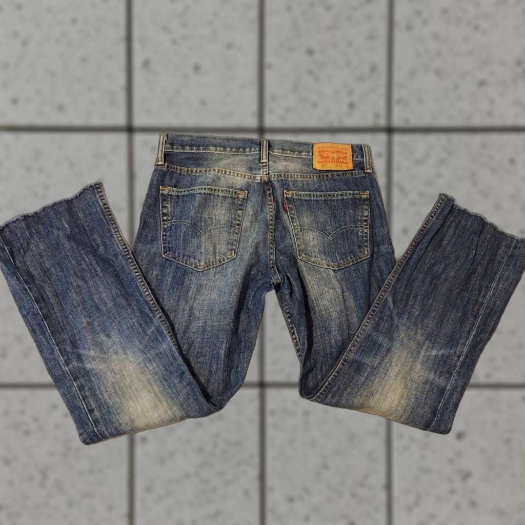 Levi's Mens Levi's 527 Jeans Bootcut Denim Pants 34x32 34x30 Slim Blue Jeans Mens Size US 34 / EU 50 - 1 Thumbnail