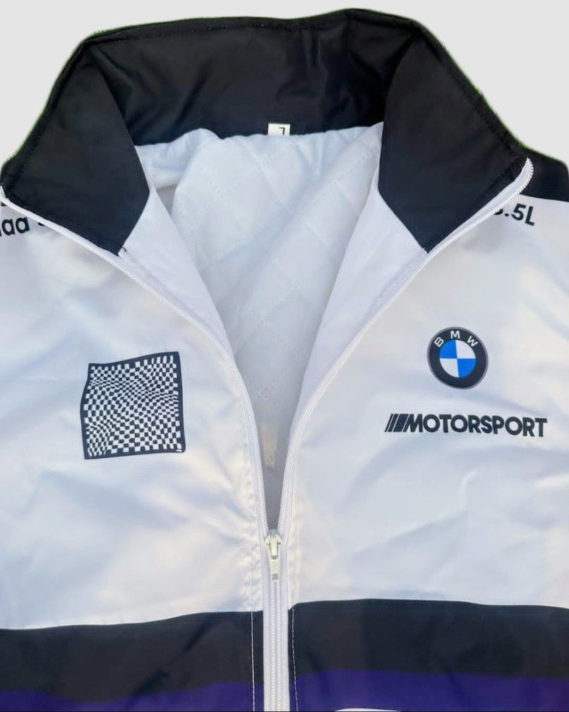 BMW × Vintage 💀🔥 BMW 💥💸 Motor Sport Unisex Adults Racing Jacket Coats Size US M / EU 48-50 / 2 - 2 Thumbnail