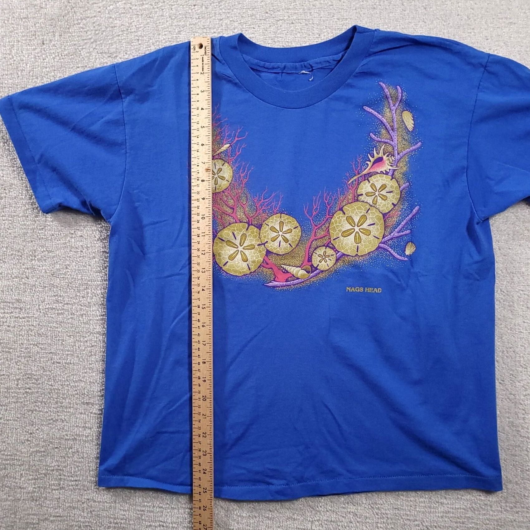 Vintage VINTAGE Blue Adult XL T Shirt Nags Head Beach 80s 90s Short Sleeve Size US XL / EU 56 / 4 - 6 Thumbnail