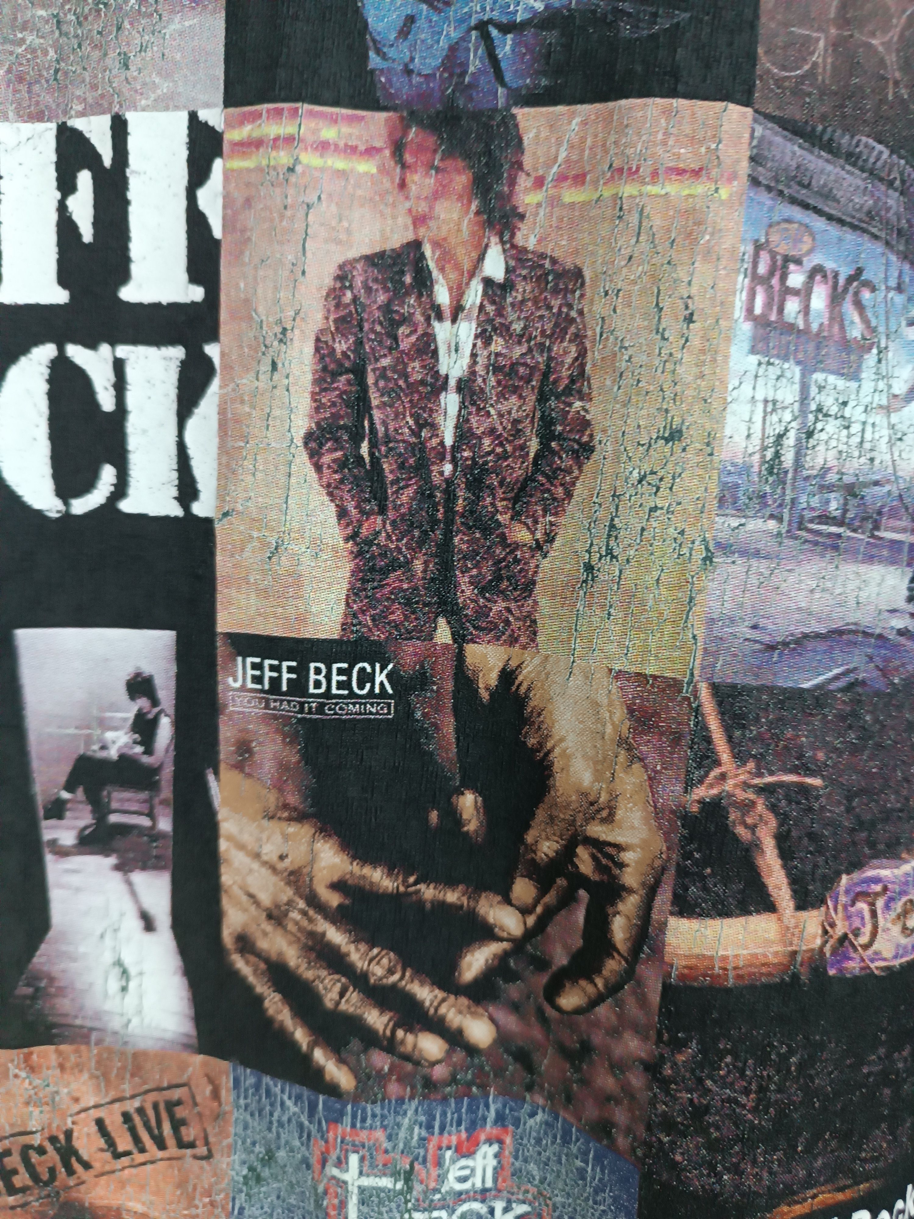 Band Tees VINTAGE '08 JEFF BECK ALBUM COLLECTION FADED TEE YARDBIRDS Size US L / EU 52-54 / 3 - 10 Thumbnail