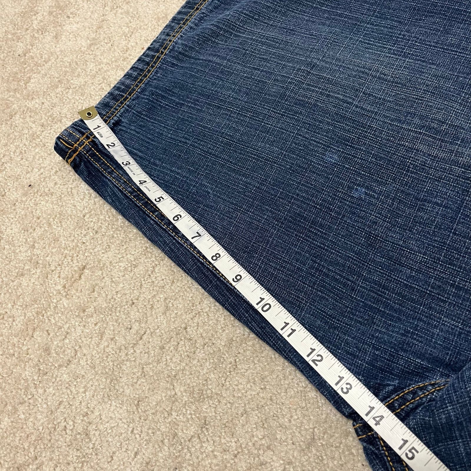 Other Ubug Y2K Baggy Skater Gold Embroidered Jorts 38W Size US 38 / EU 54 - 6 Thumbnail