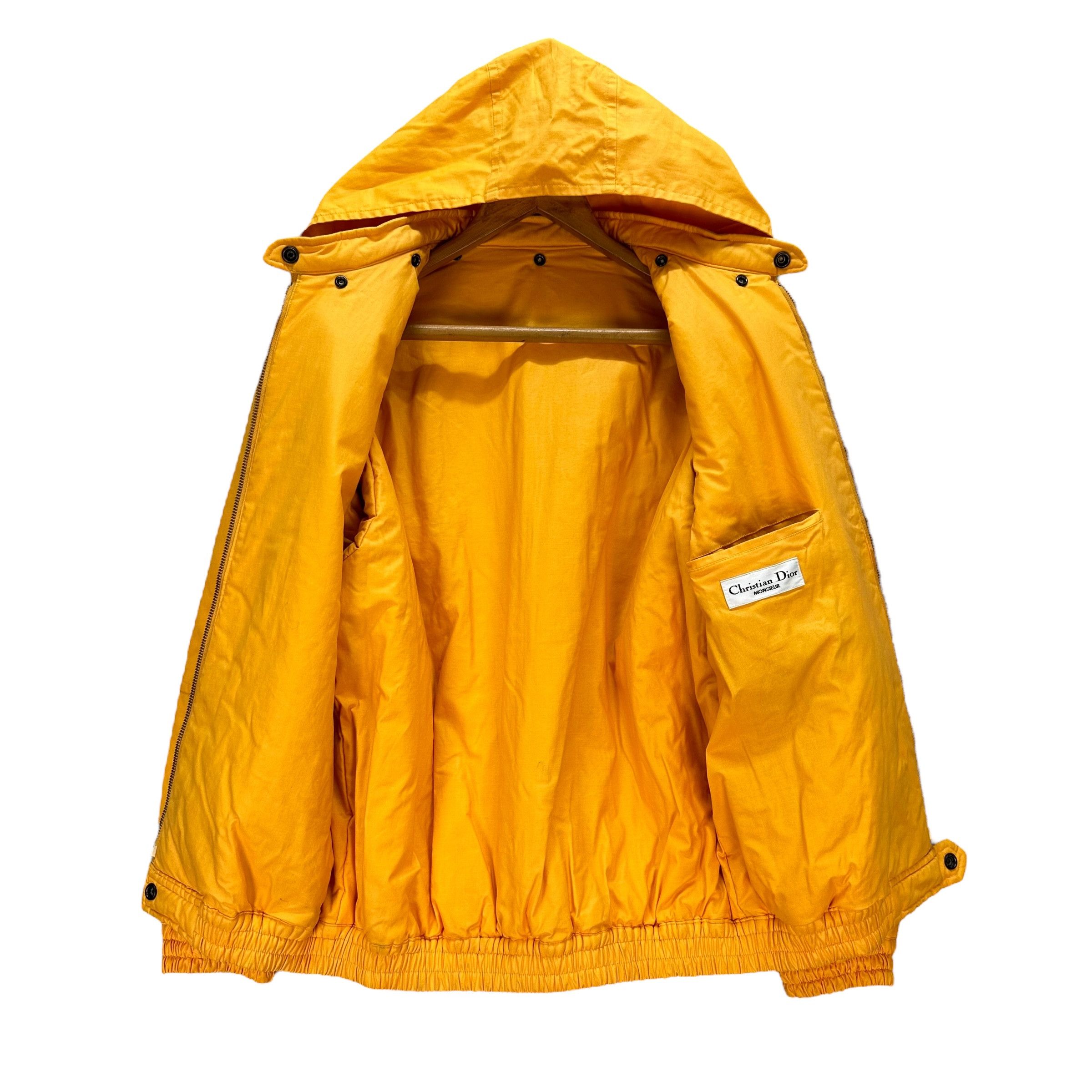 Christian Dior Monsieur Vintage 90's CHRISTIAN DIOR Orange Hooded Jacket #A72-1745 Size US M / EU 48-50 / 2 - 8 Thumbnail
