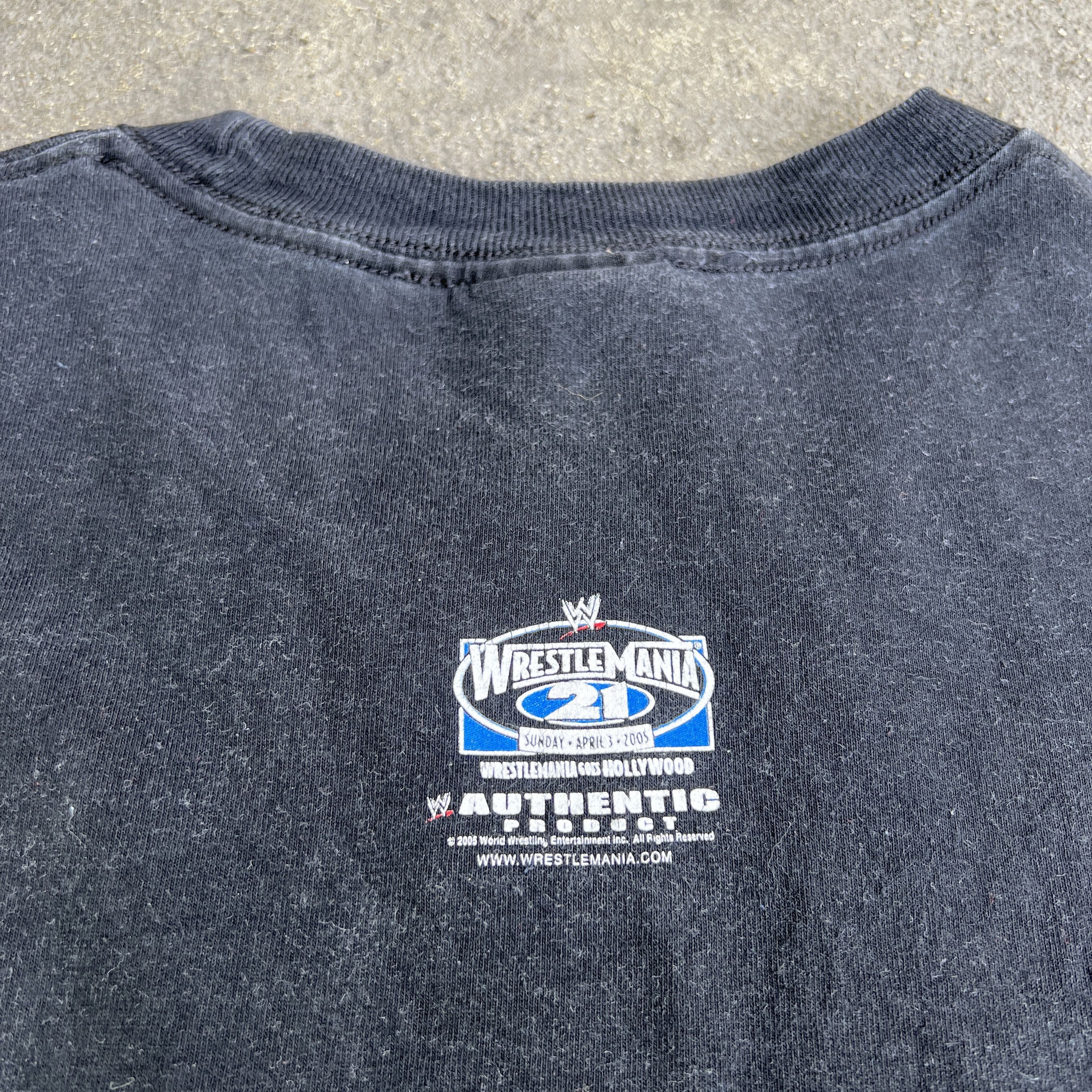 WCW/nWo × WWE × WWF Vintage WWE Smack Down Raw Wrestling Promo Tee Faded 2XL Size US XXL / EU 58 / 5 - 10 Thumbnail